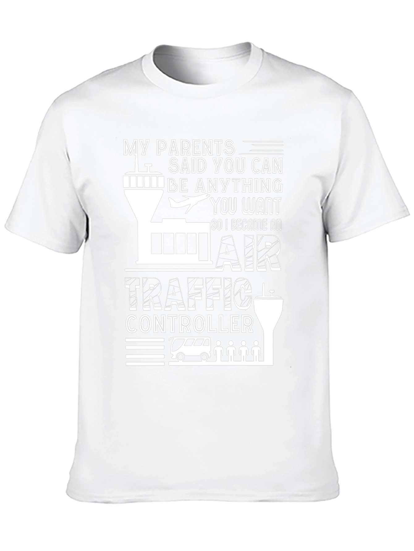 Air Traffic Controller Graphic Tee - Aviation Gift