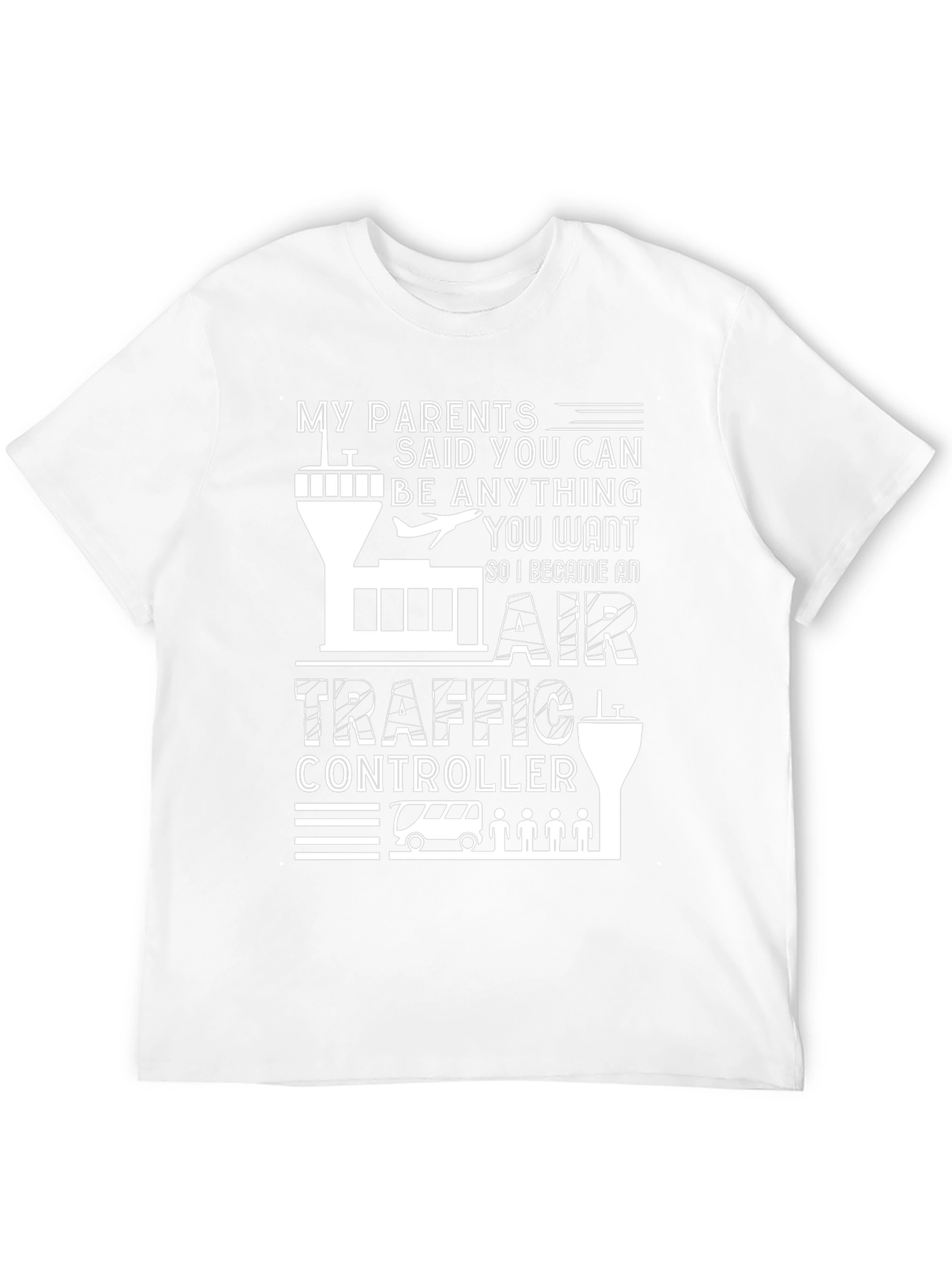 Air Traffic Controller Graphic Tee - Aviation Gift