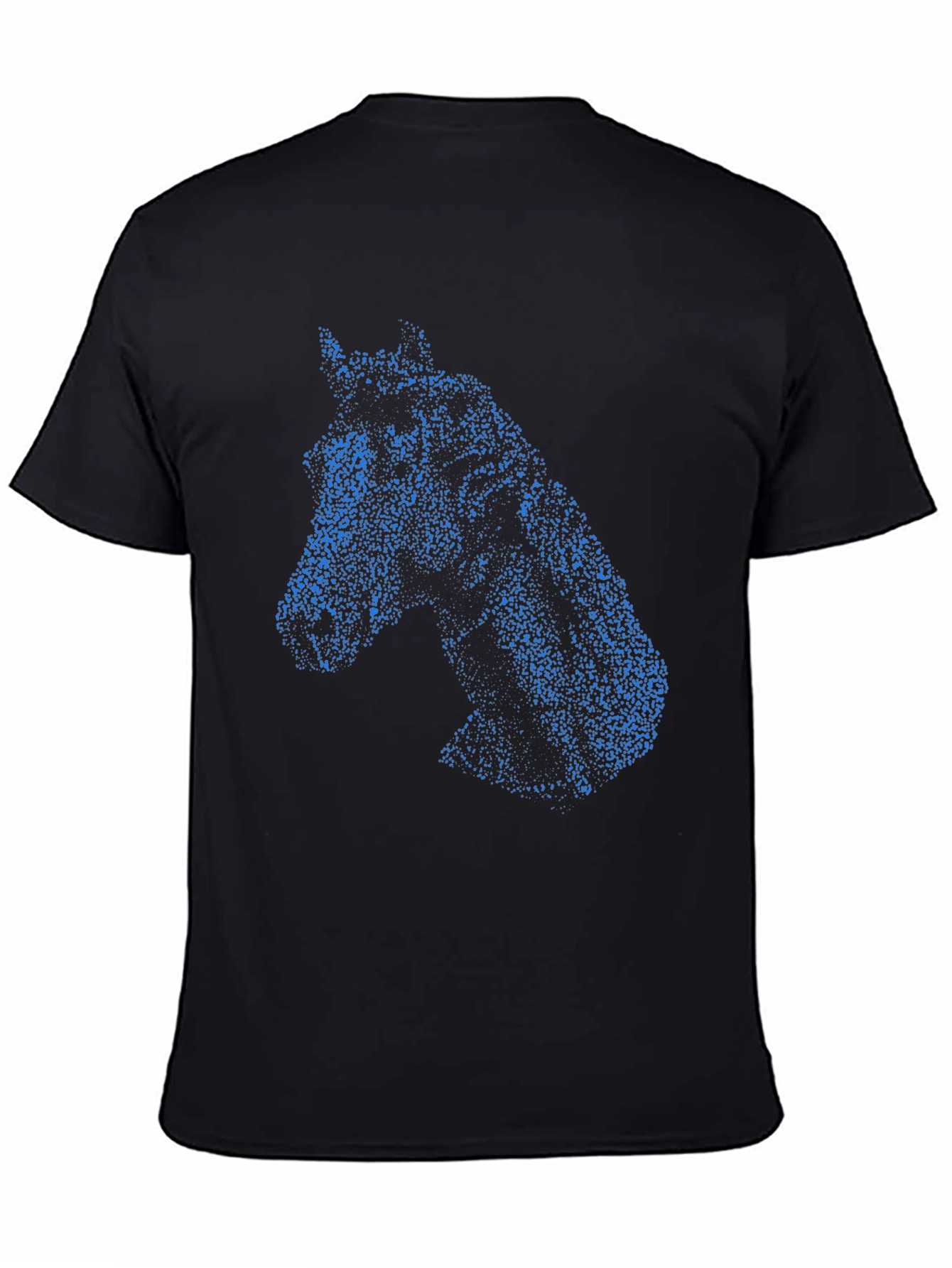 Horse Head Graphic Black T-Shirt