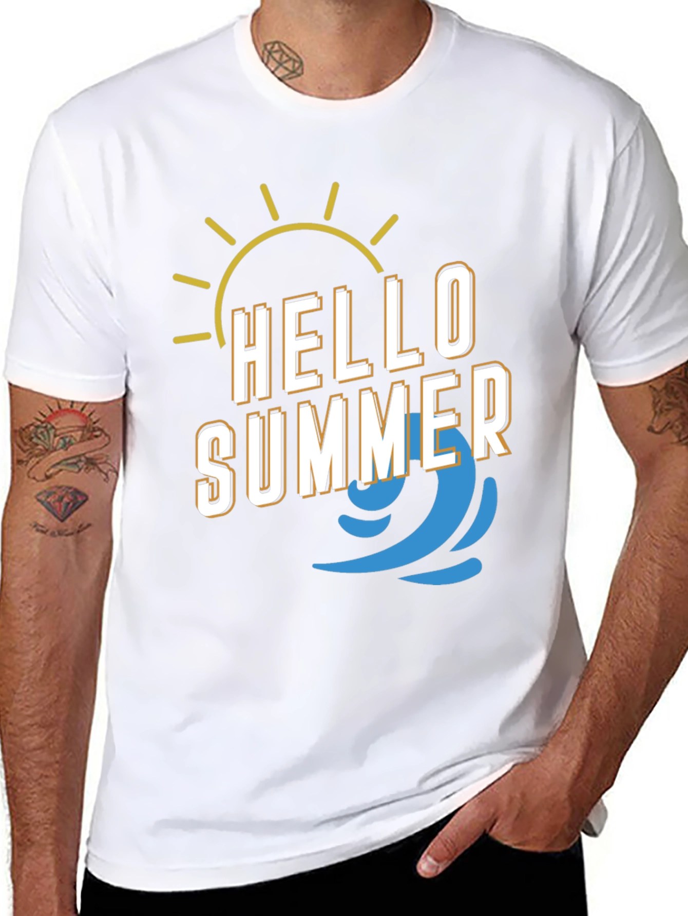 Hello Summer Graphic T-Shirt