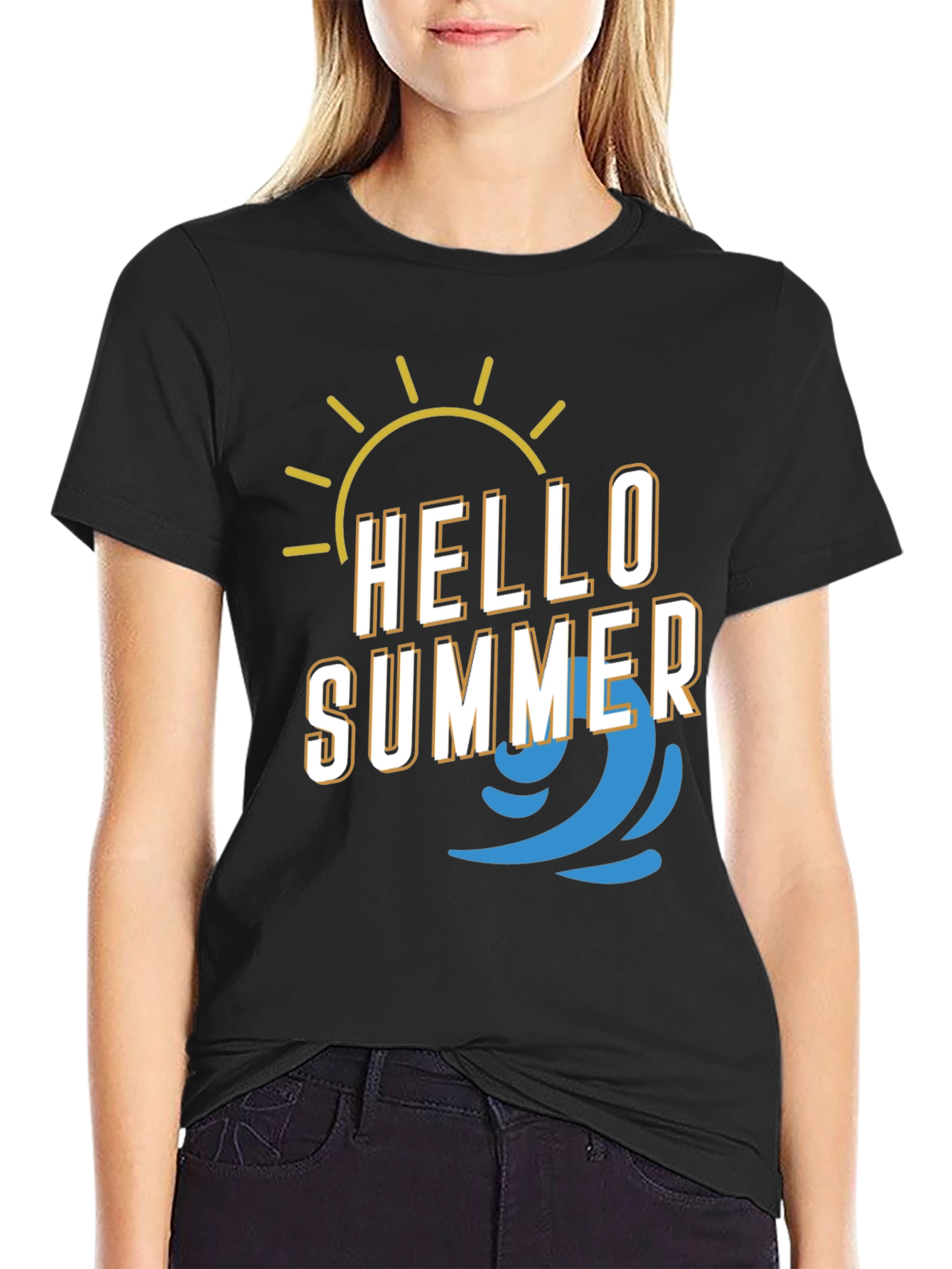 Hello Summer Graphic T-Shirt