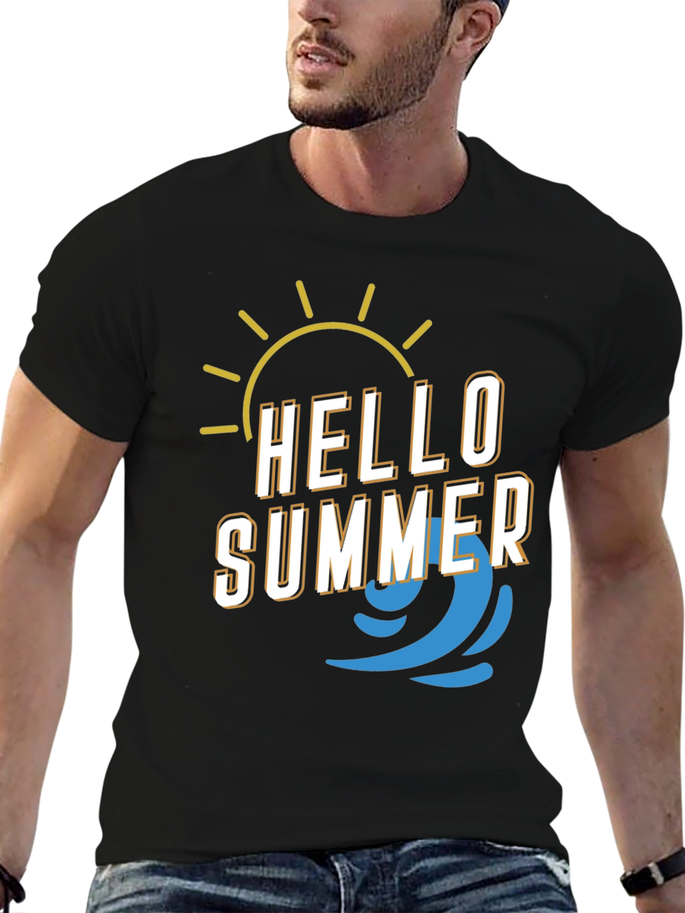 Hello Summer Graphic T-Shirt