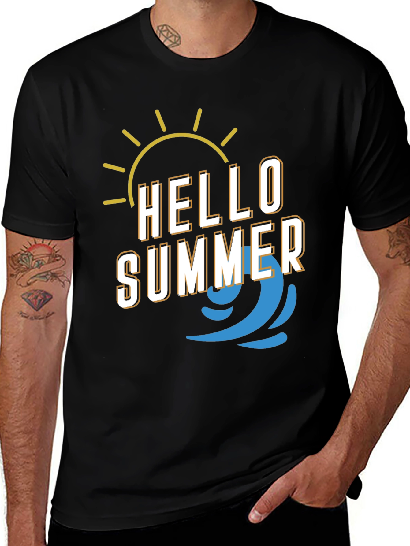 Hello Summer Graphic T-Shirt