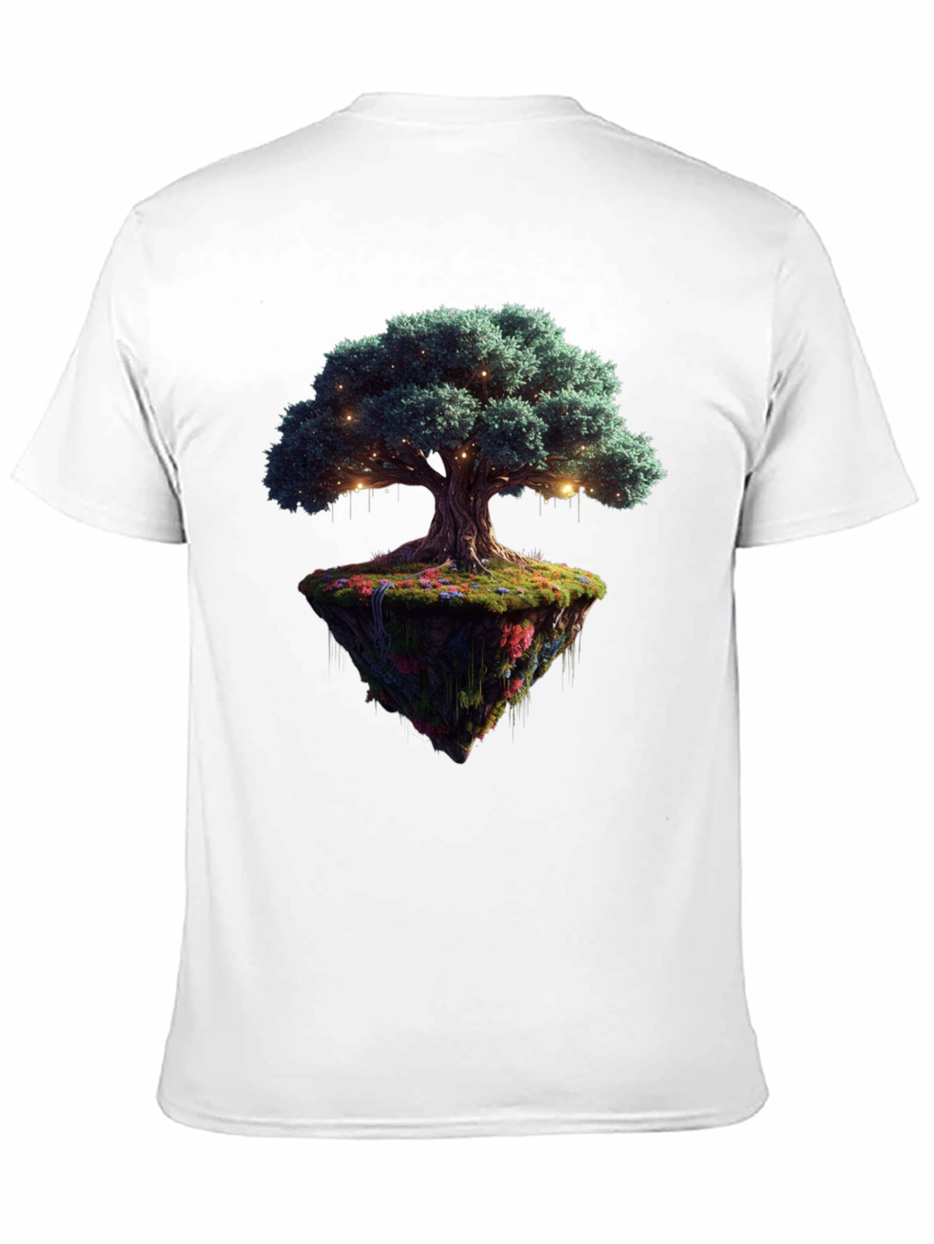 Magical Floating Island Tree Graphic Tee