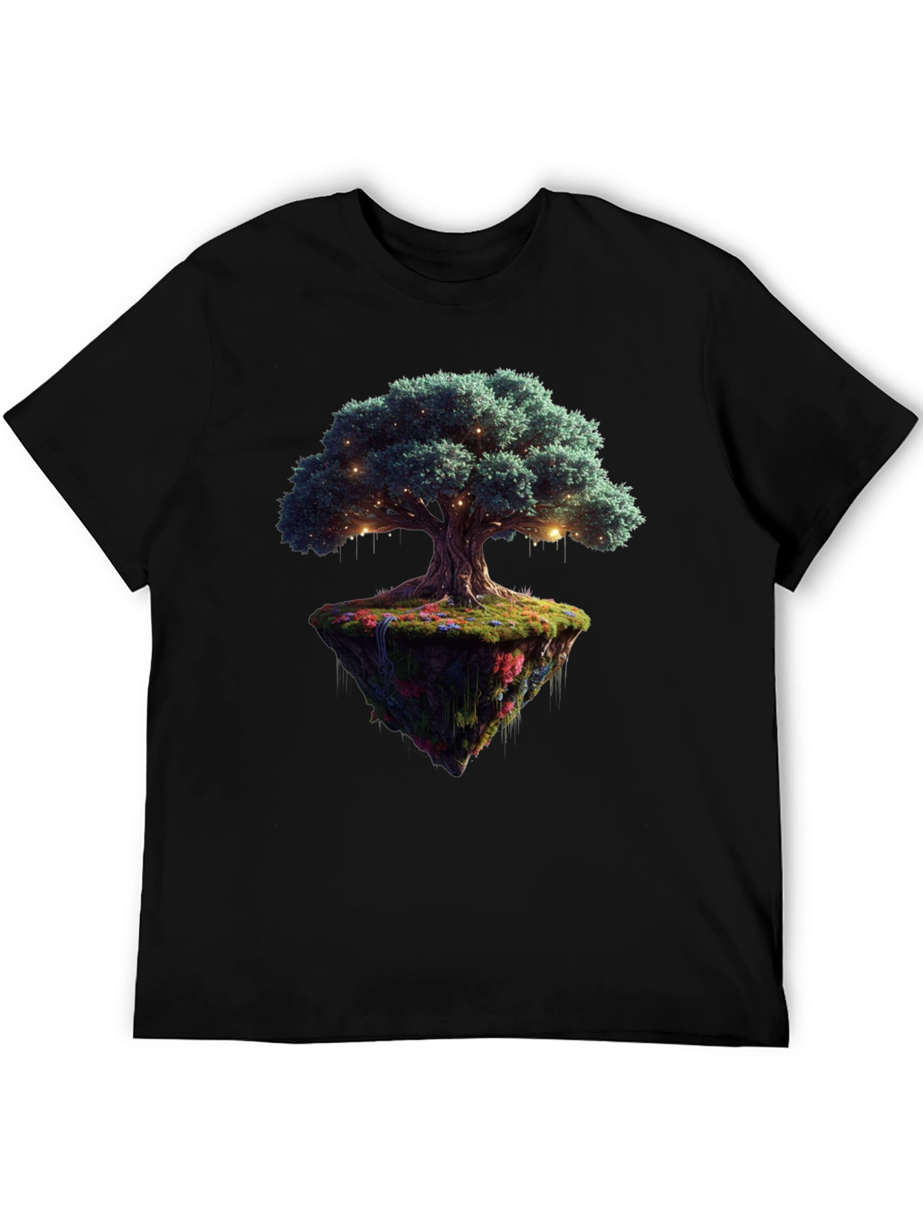 Magical Floating Island Tree Graphic Tee