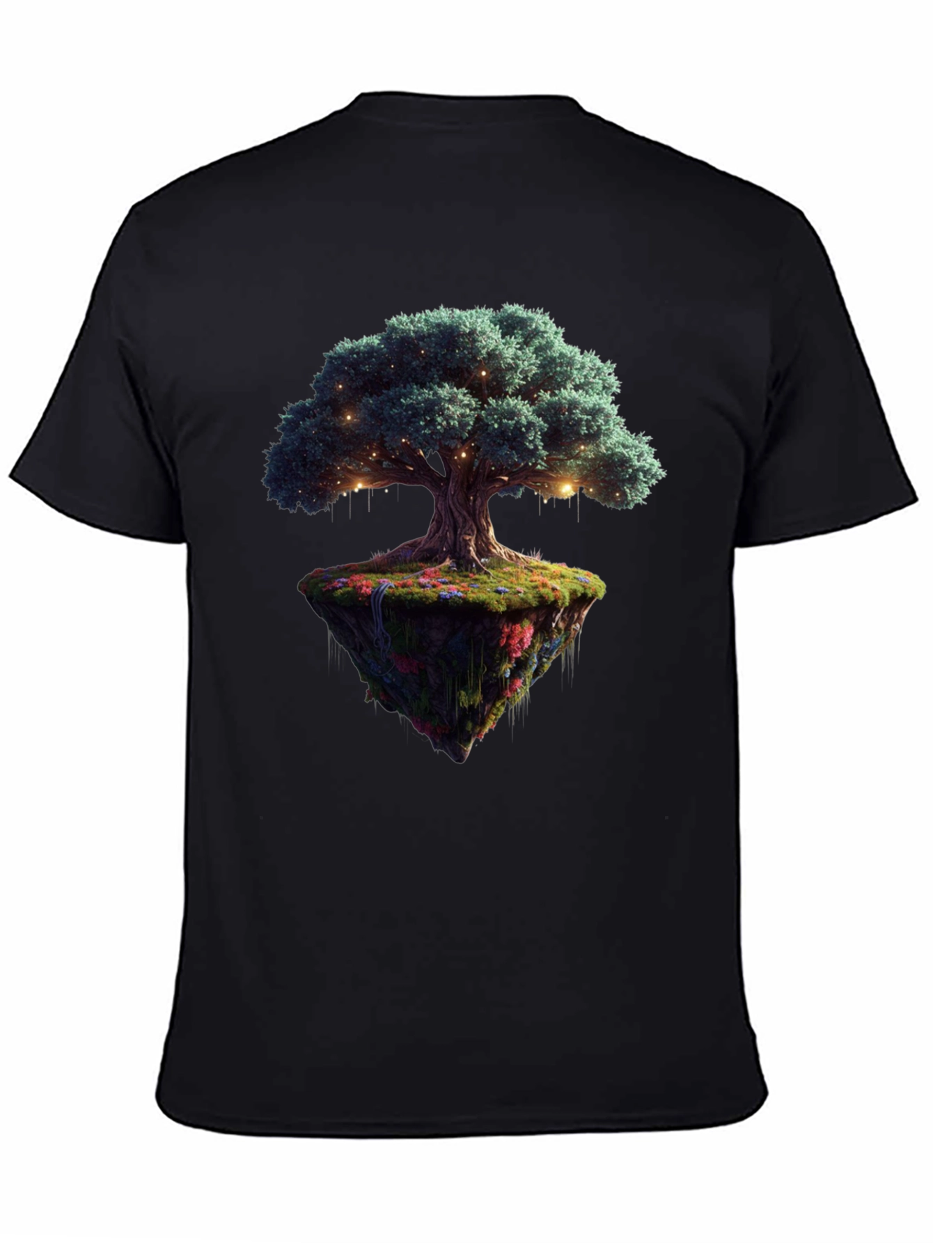 Magical Floating Island Tree Graphic Tee