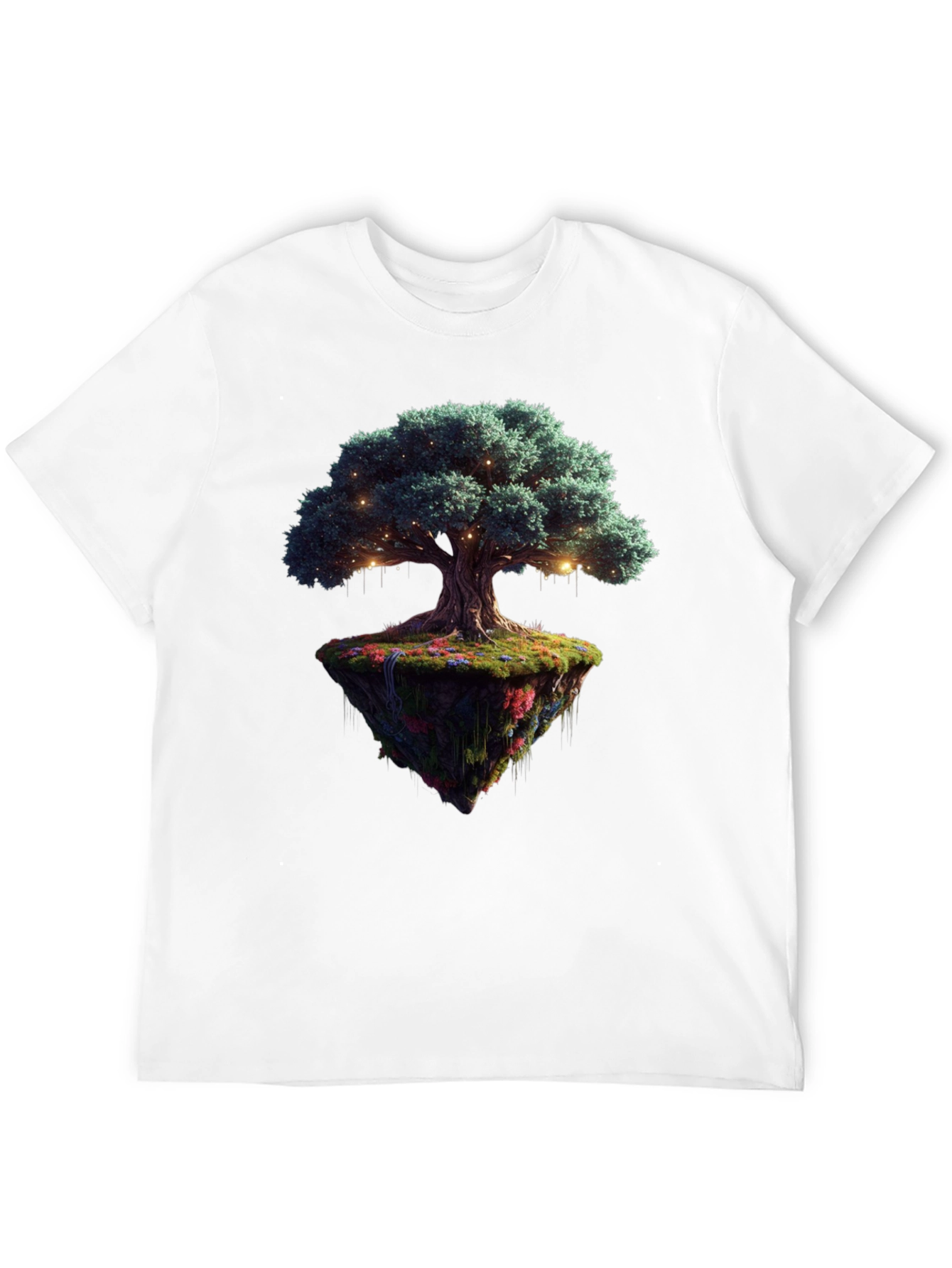 Magical Floating Island Tree Graphic Tee