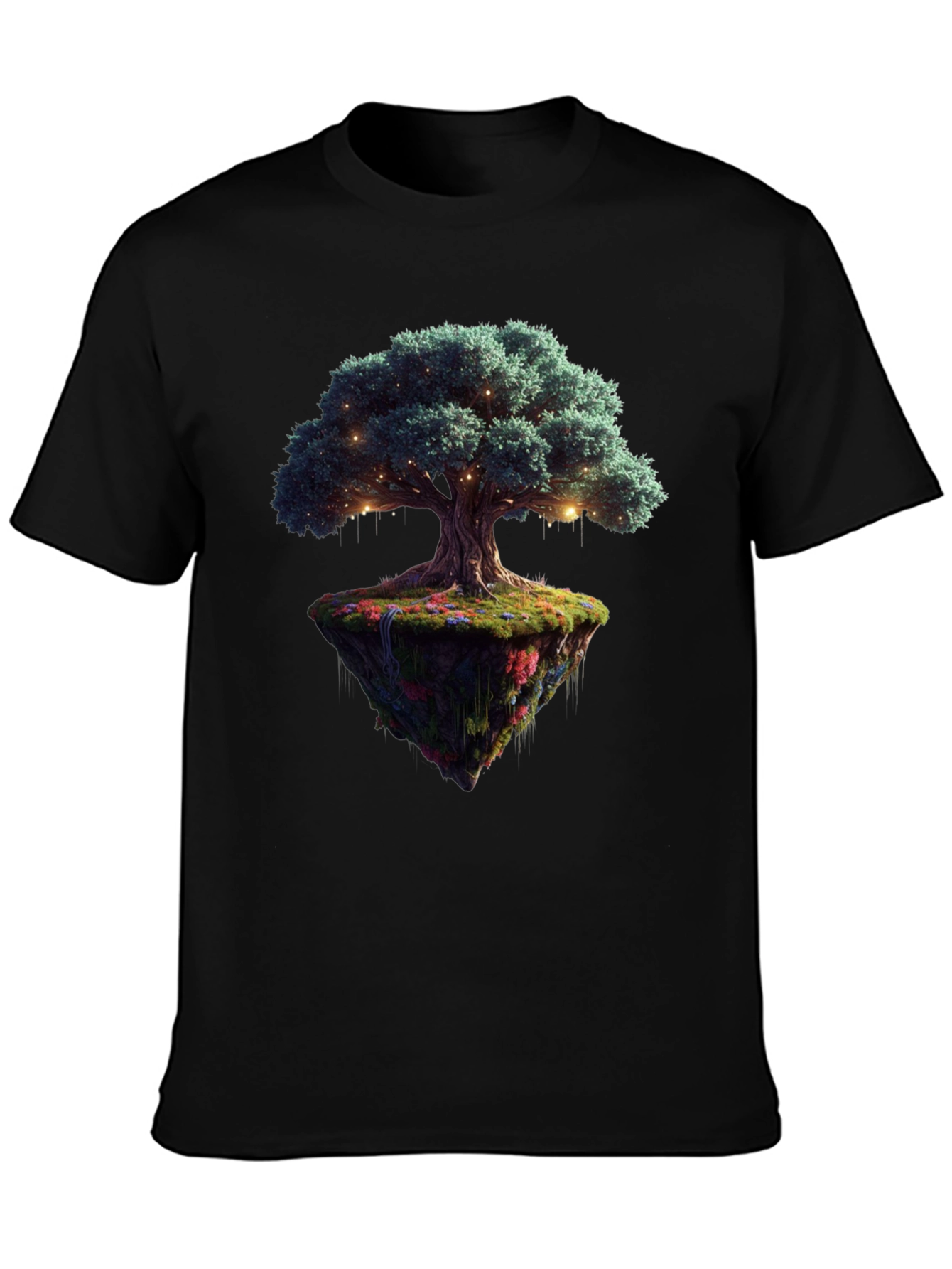 Magical Floating Island Tree Graphic Tee