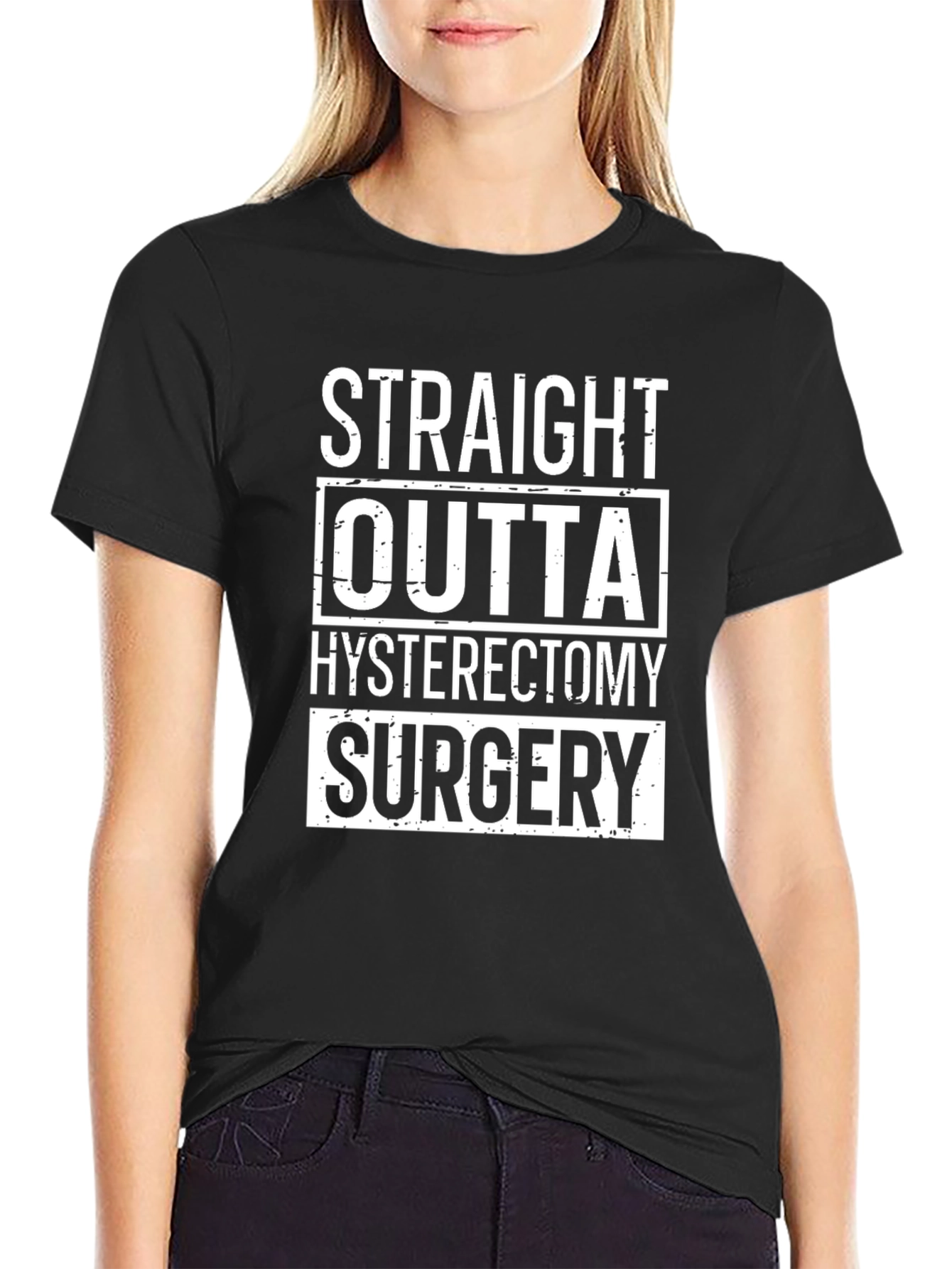 Straight Outta Hysterectomy Surgery T-Shirt
