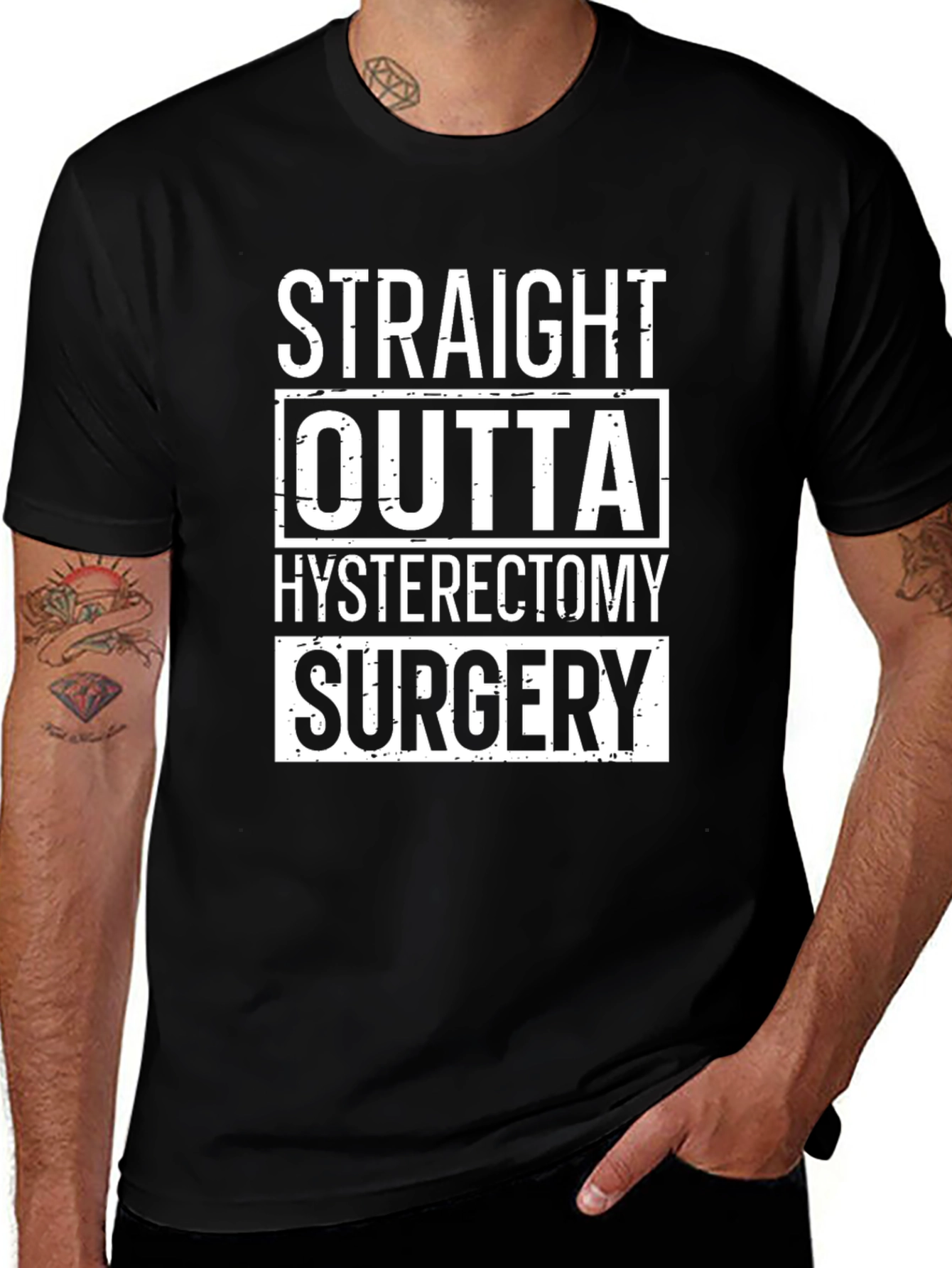 Straight Outta Hysterectomy Surgery T-Shirt