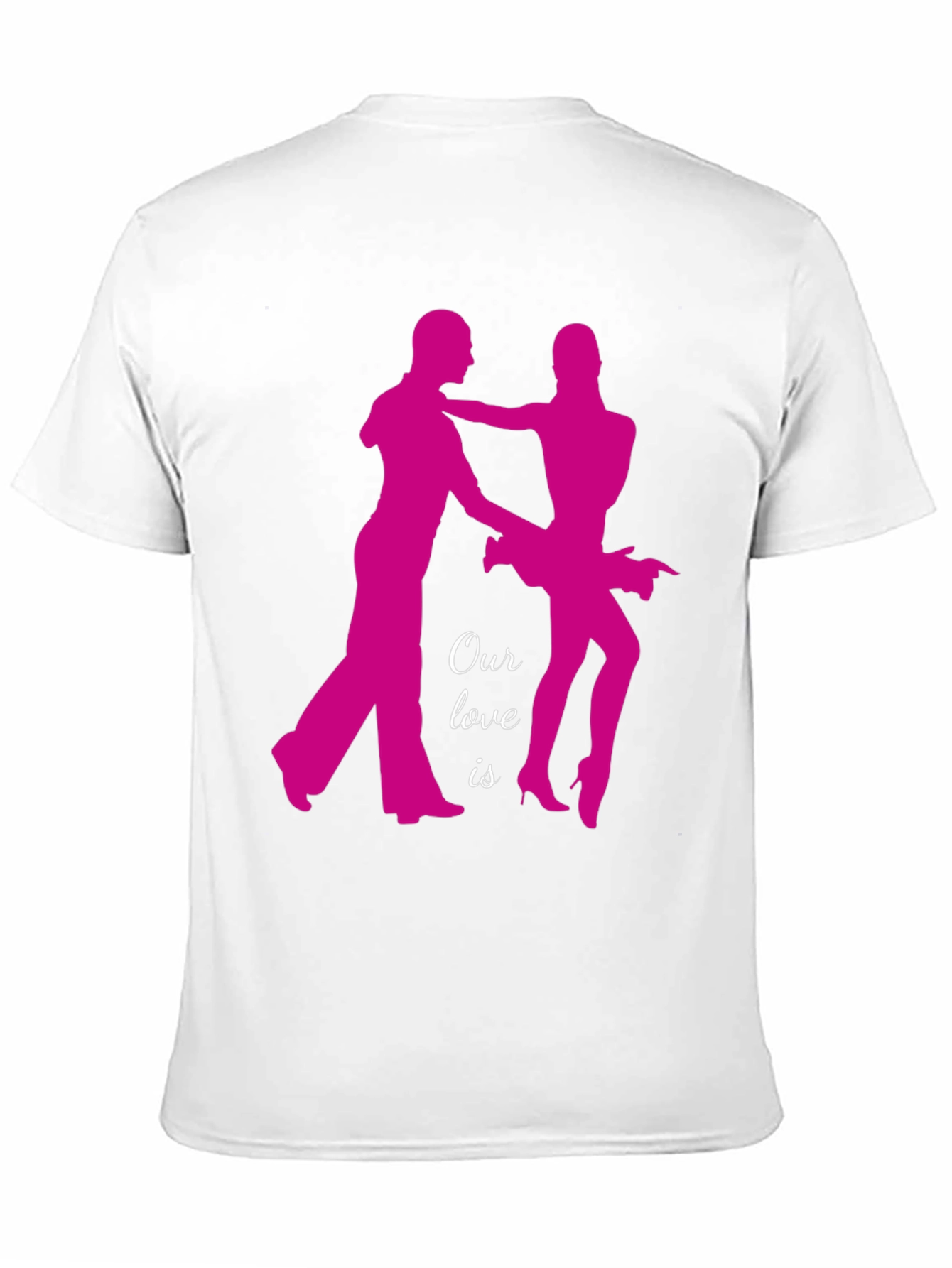 Dancing Love Graphic Tee - Black Cotton T-Shirt