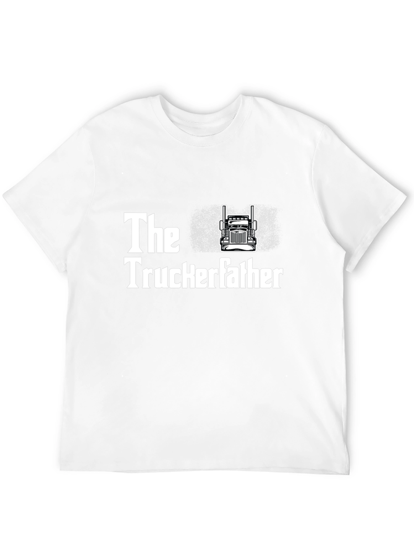 The Truckerfather T-Shirt - Black Cotton Tee