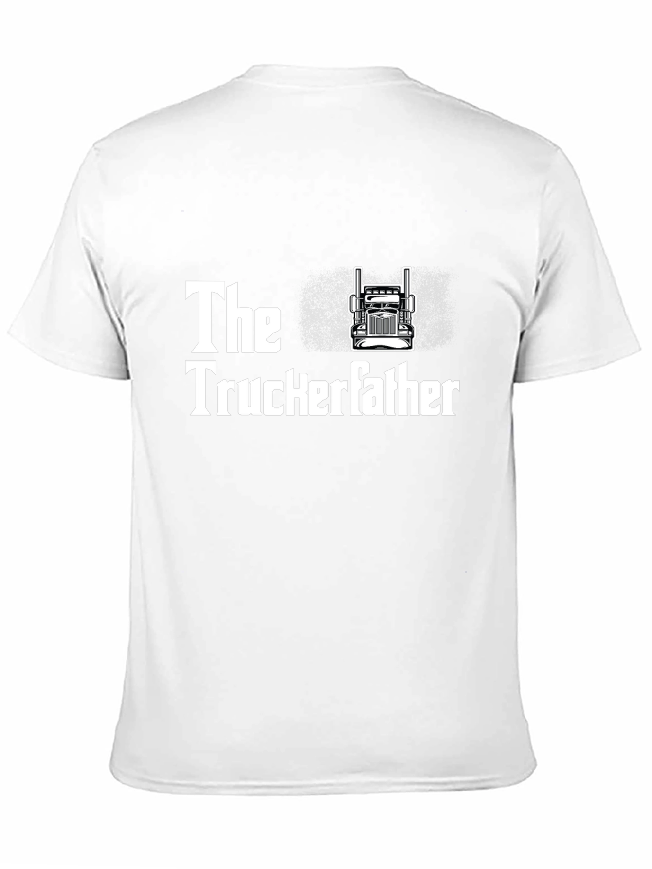 The Truckerfather T-Shirt - Black Cotton Tee