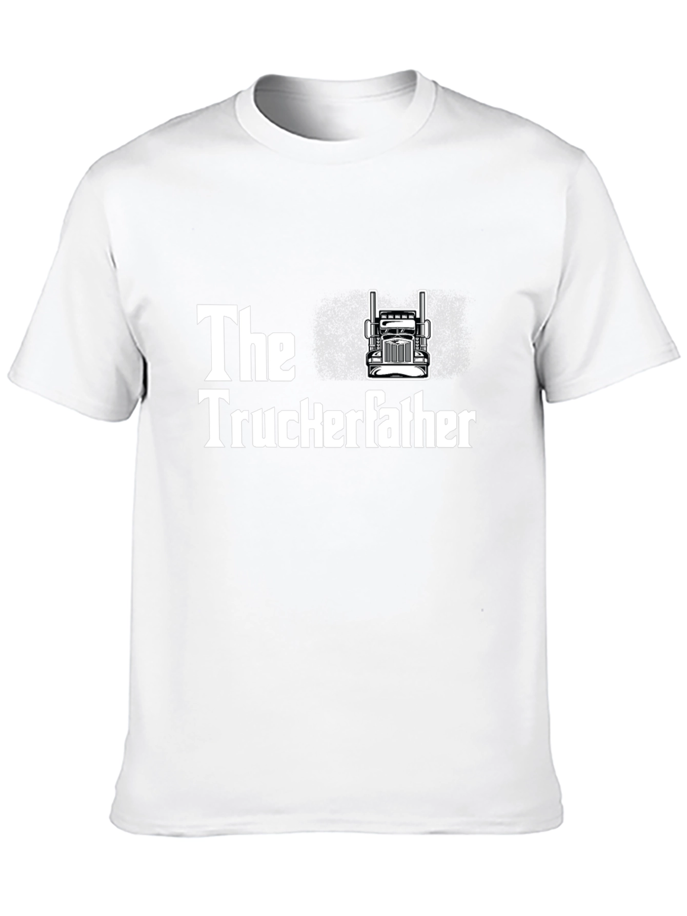 The Truckerfather T-Shirt - Black Cotton Tee