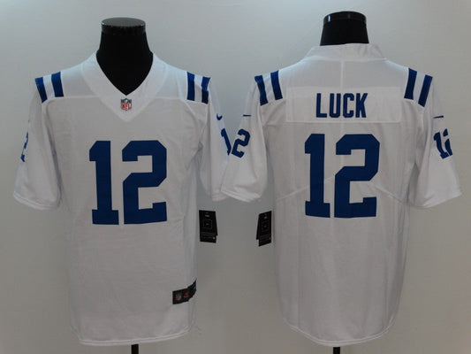 Men's Indianapolis Colts Andrew Luck White Game Jerseys