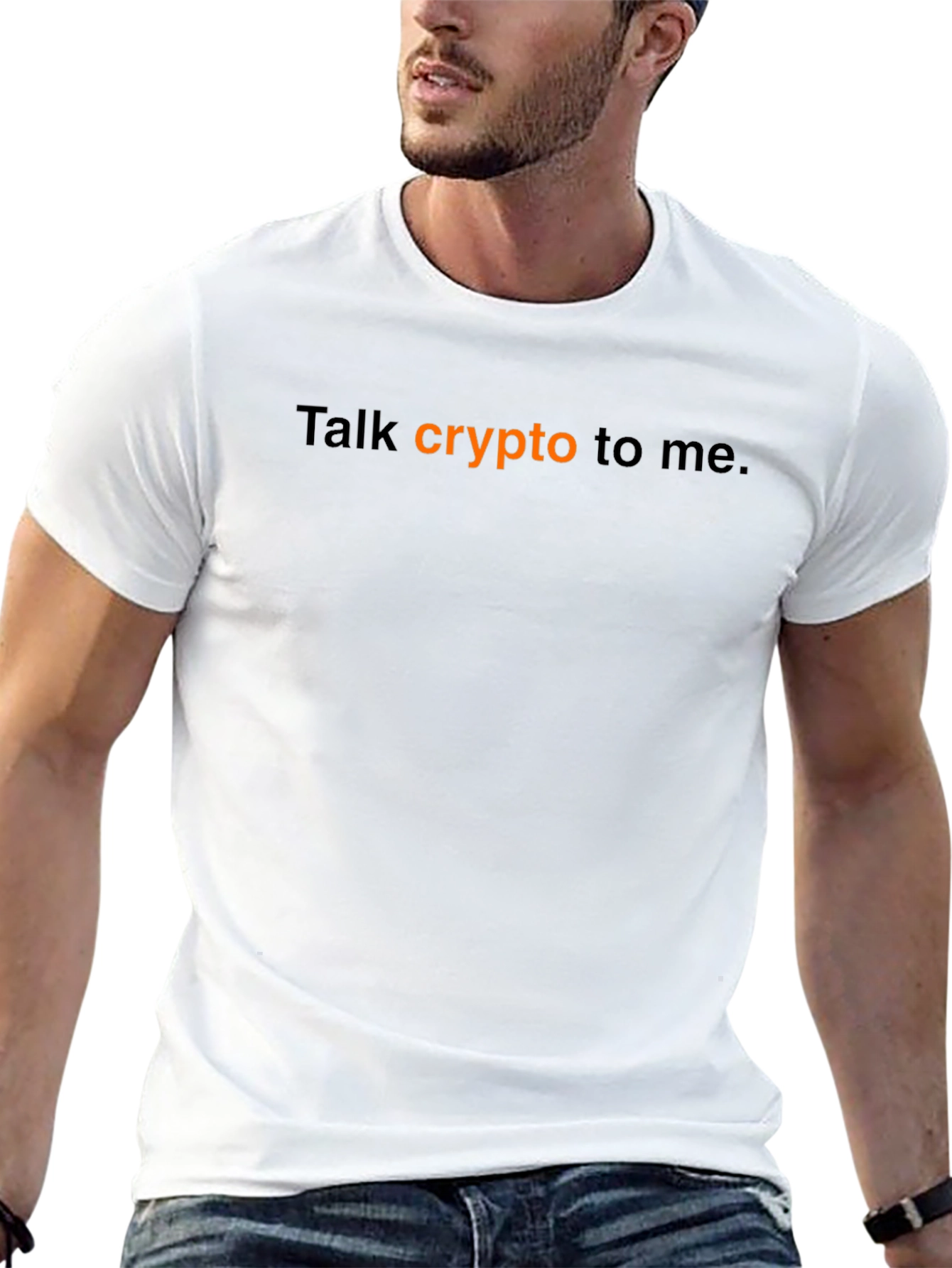 Talk Crypto To Me Black Tee