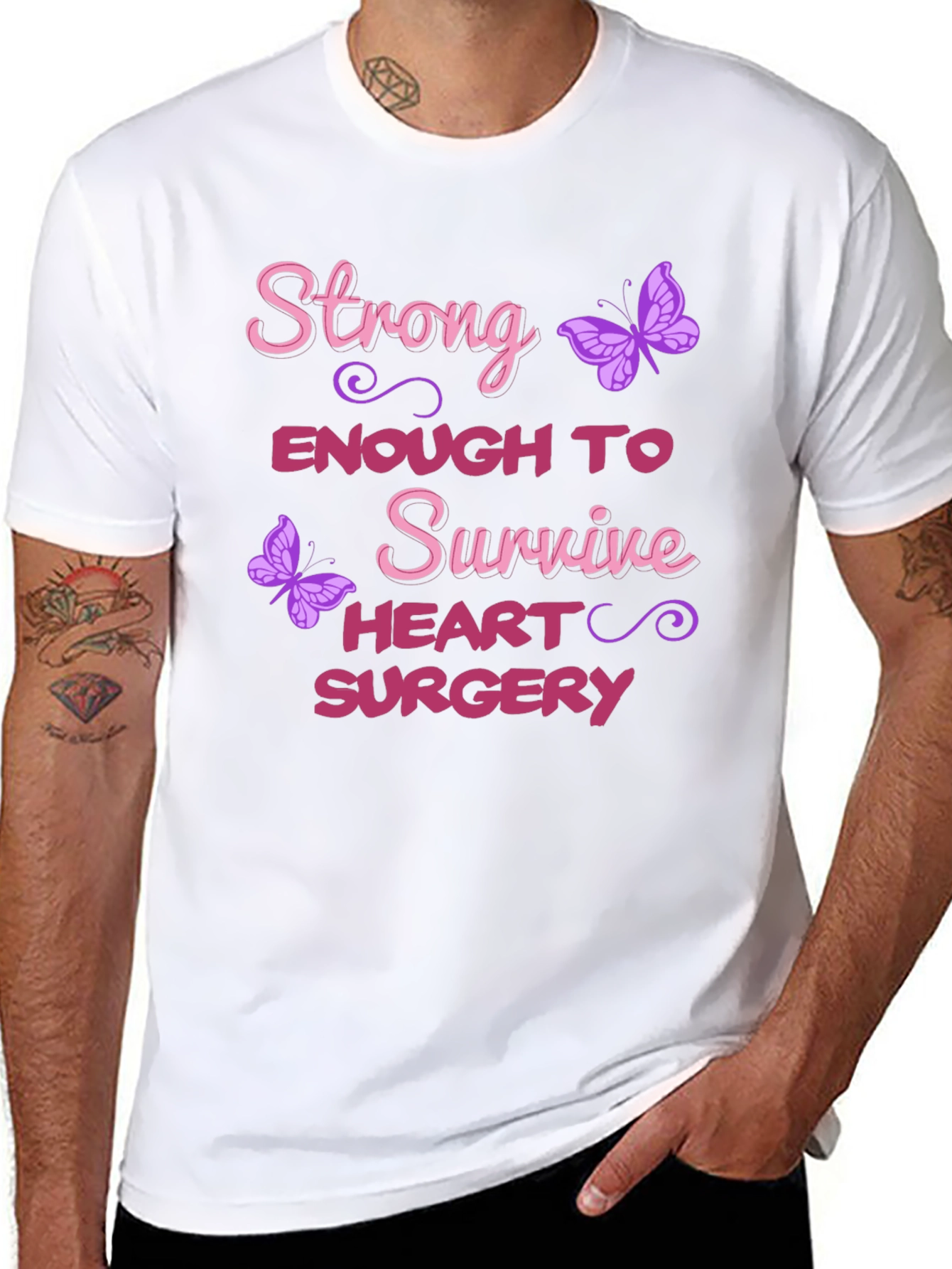 Strong Enough Heart Surgery Survivor T-Shirt