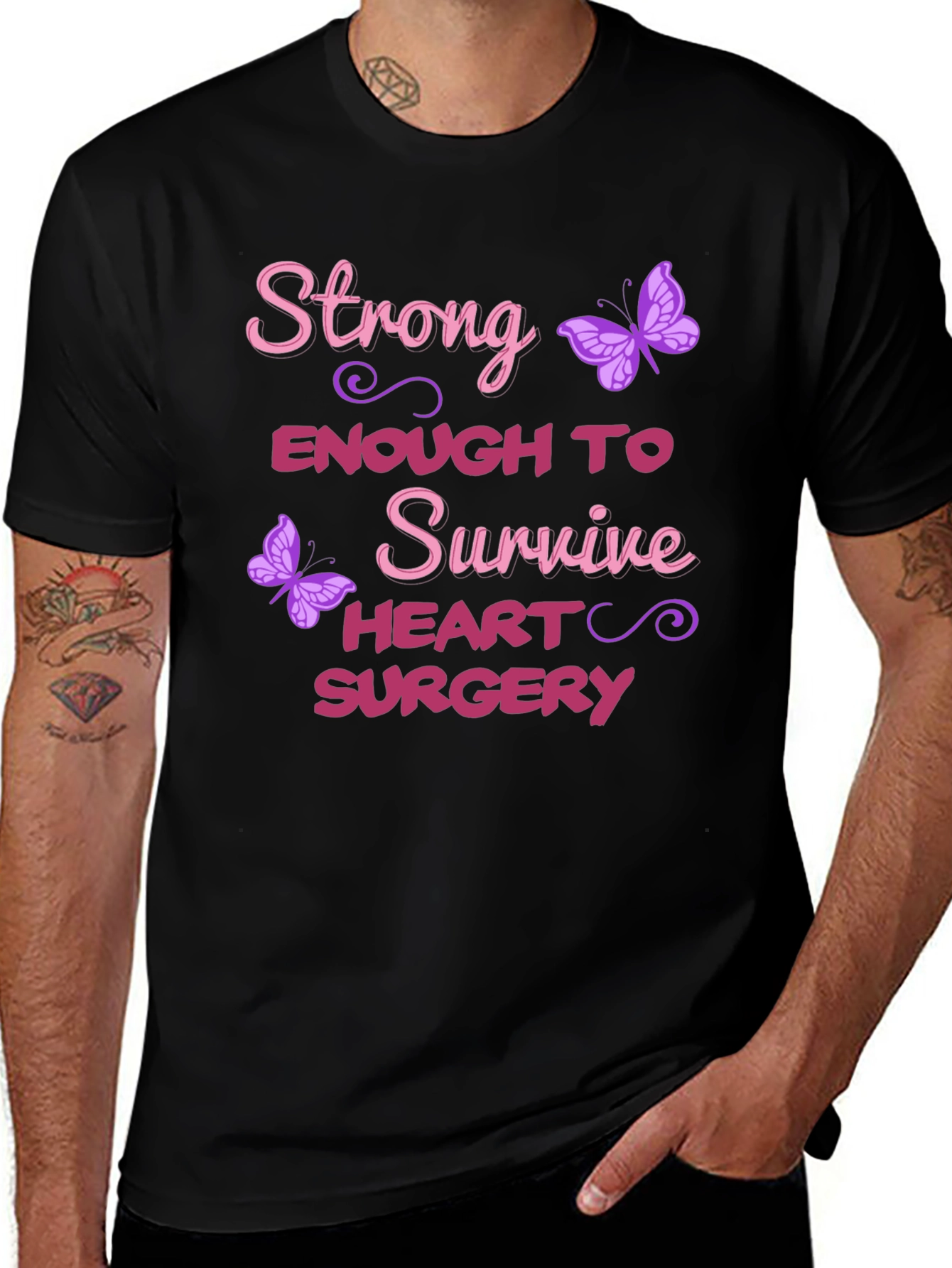 Strong Enough Heart Surgery Survivor T-Shirt