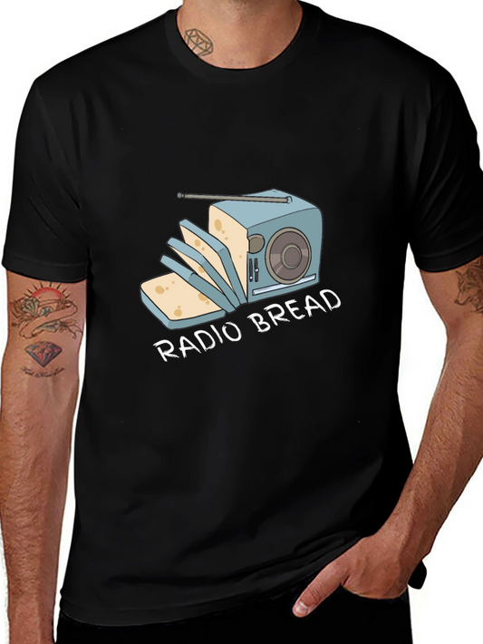 Radio Bread Funny Graphic T-Shirt