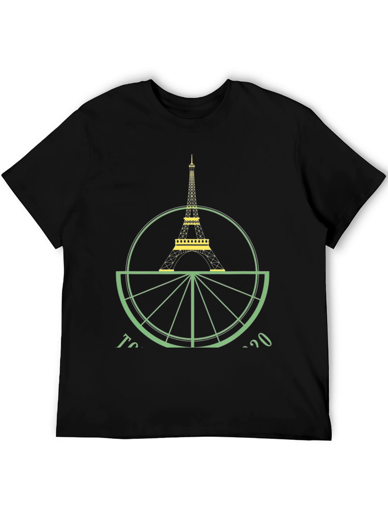 Paris 2020 Graphic Tee - Eiffel Tower Souvenir Shirt