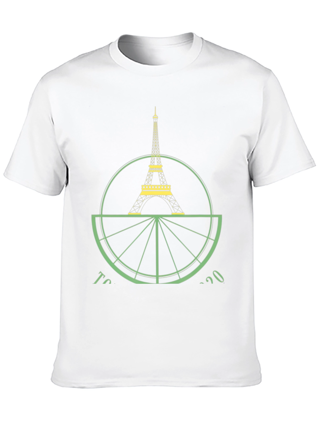 Paris 2020 Graphic Tee - Eiffel Tower Souvenir Shirt