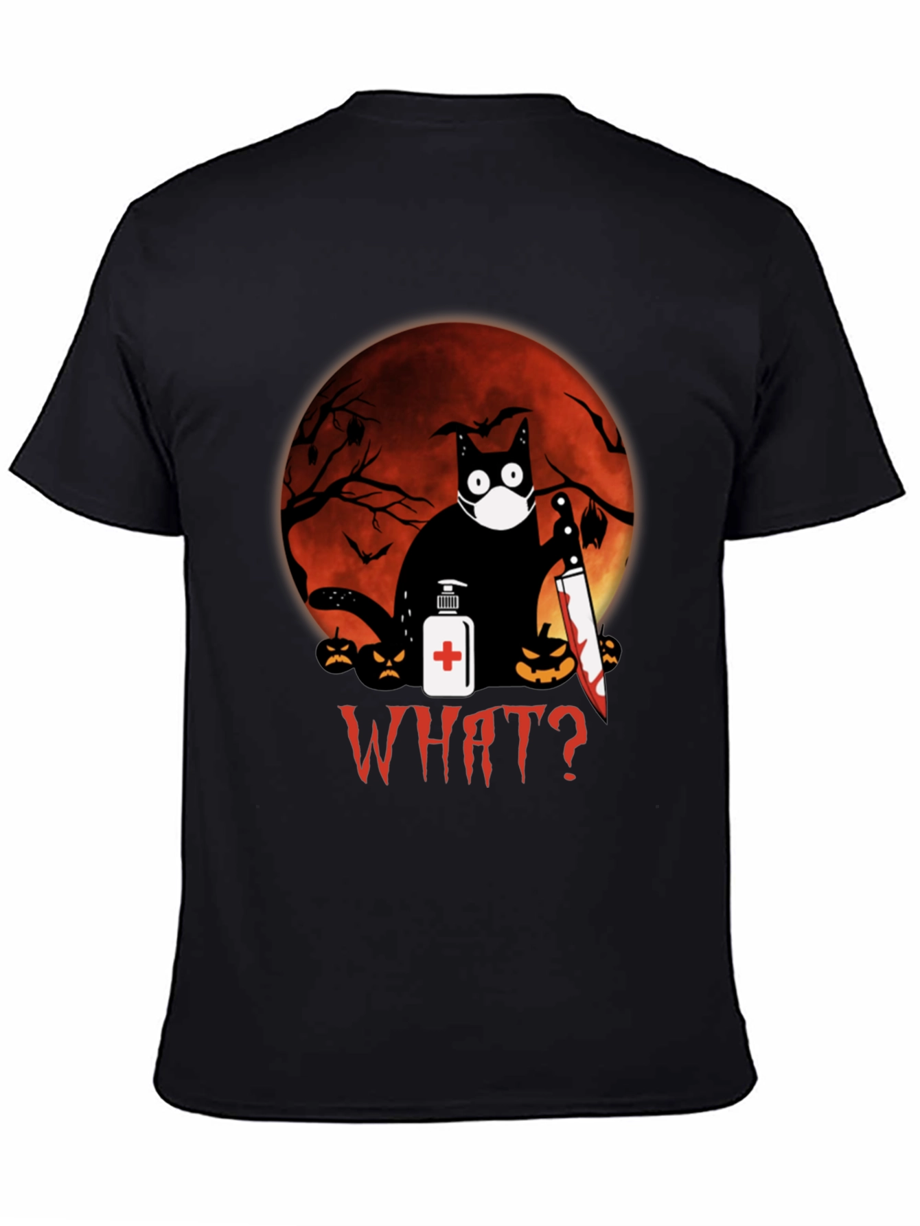 Halloween Cat Graphic Tee