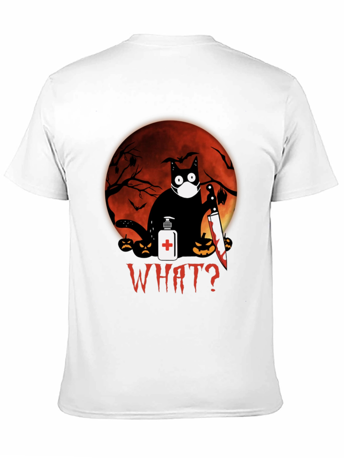 Halloween Cat Graphic Tee
