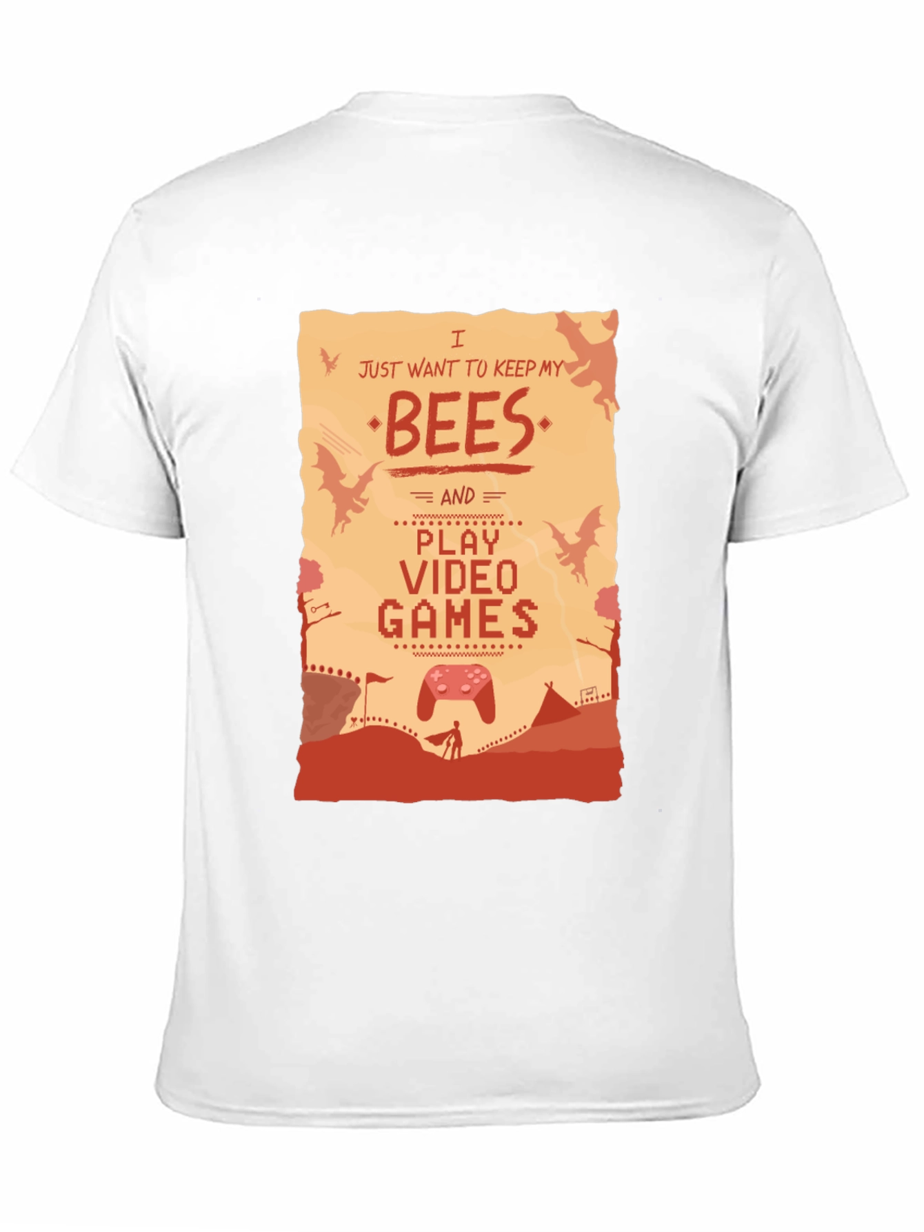 Bees & Video Games Graphic T-Shirt