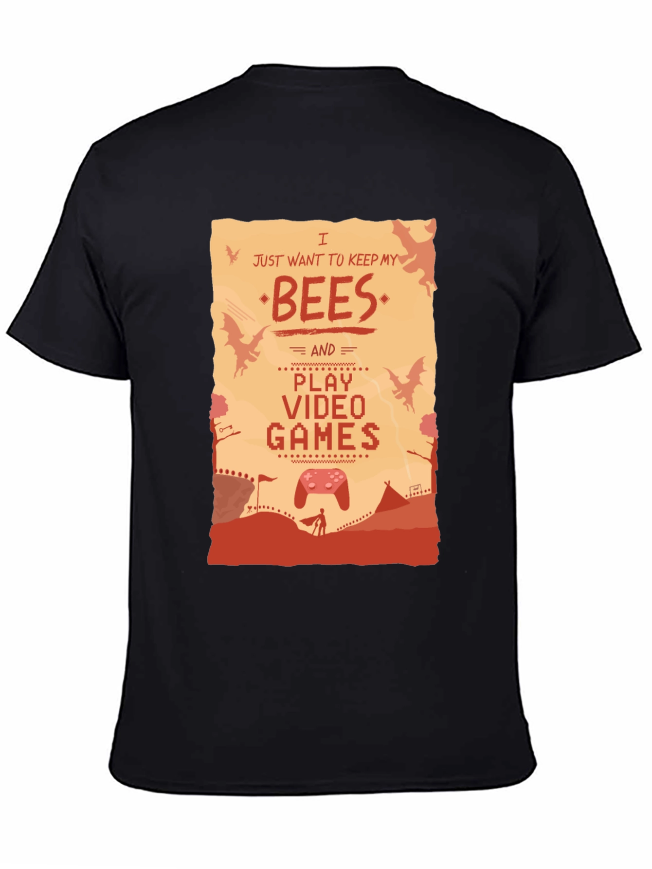 Bees & Video Games Graphic T-Shirt
