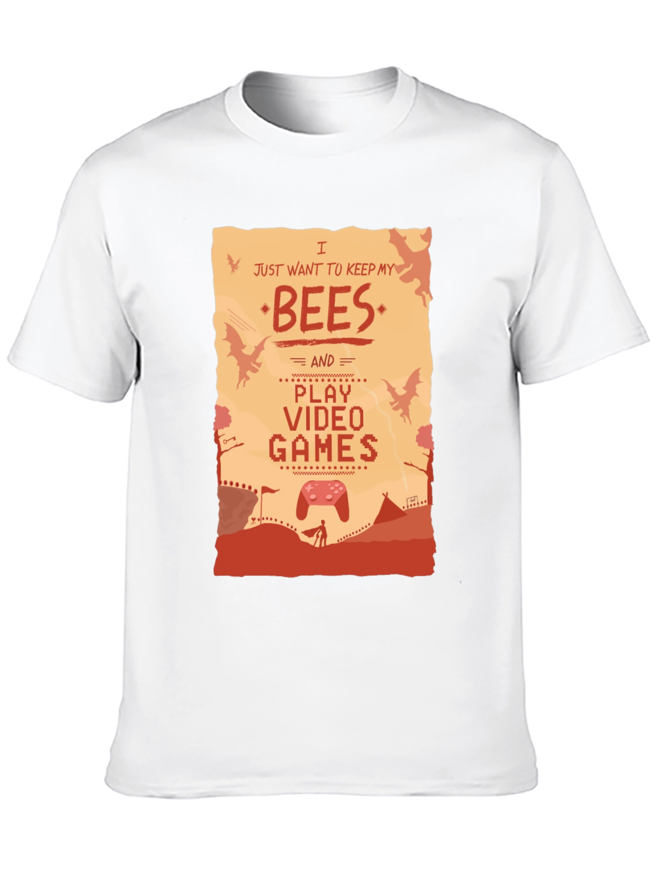 Bees & Video Games Graphic T-Shirt