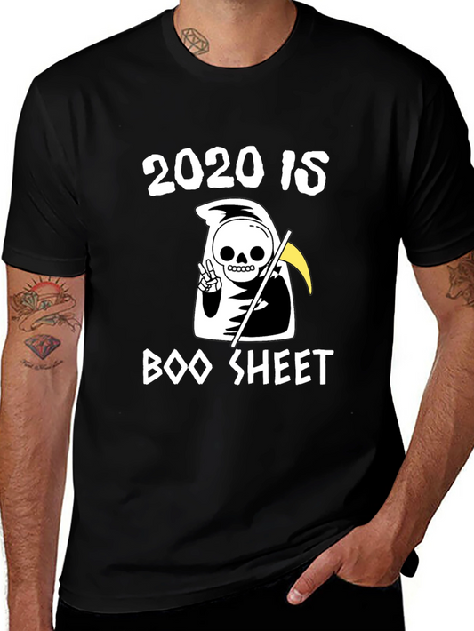 2020 is Boo Sheet T-Shirt - Funny Halloween Graphic Tee