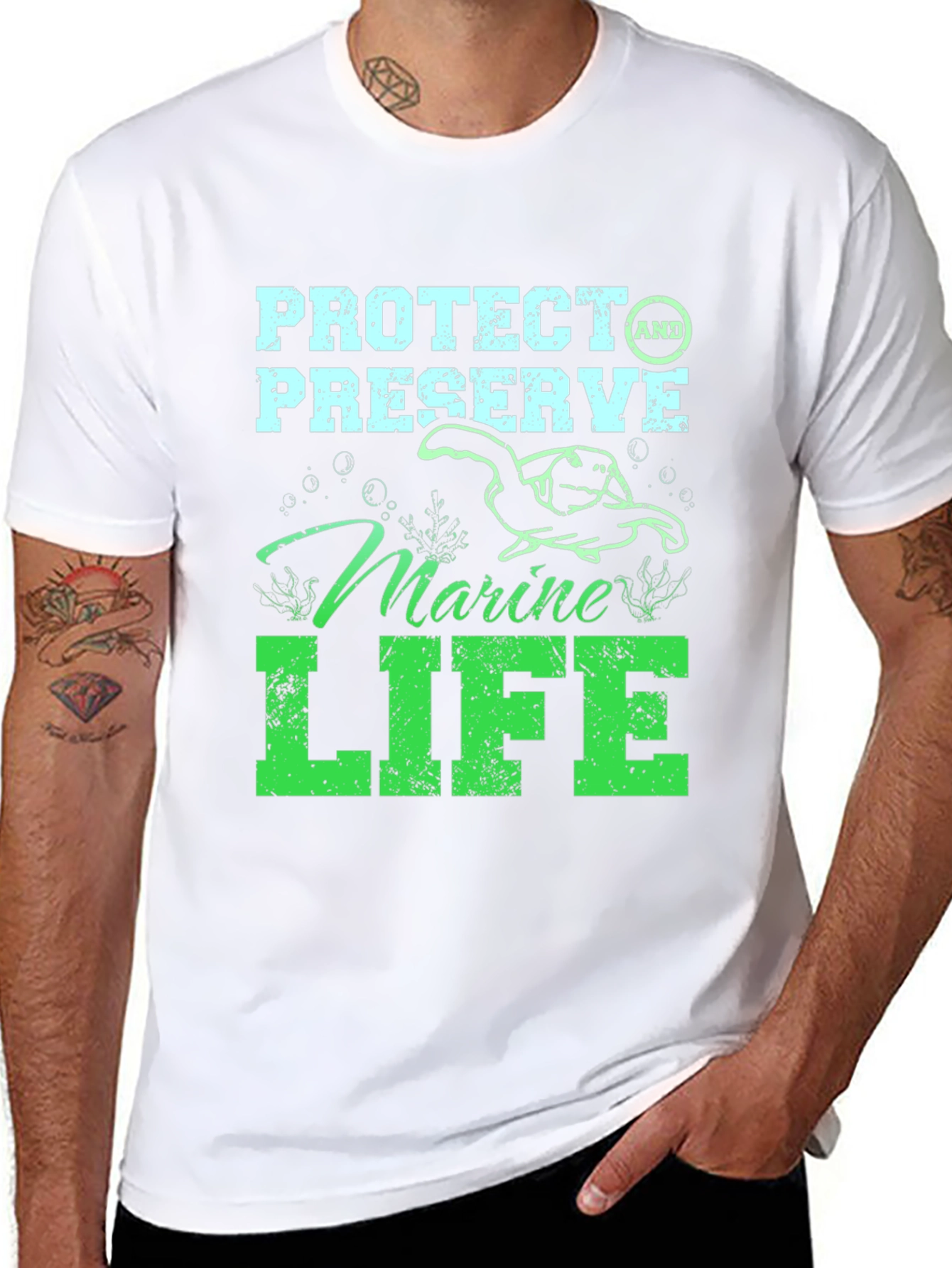 Protect Marine Life Graphic Tee
