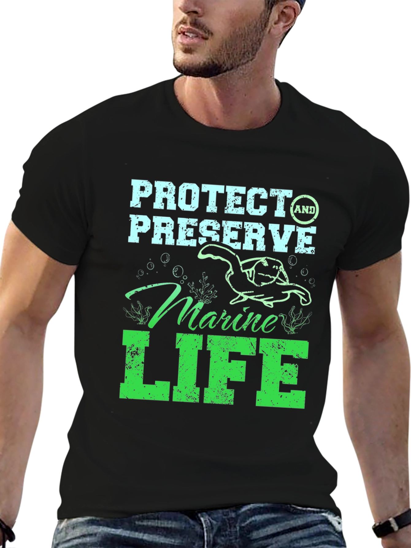 Protect Marine Life Graphic Tee