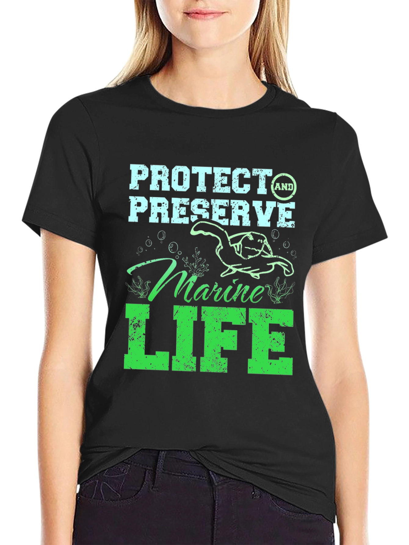 Protect Marine Life Graphic Tee