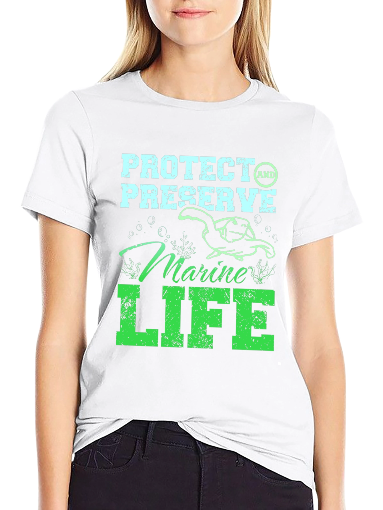 Protect Marine Life Graphic Tee