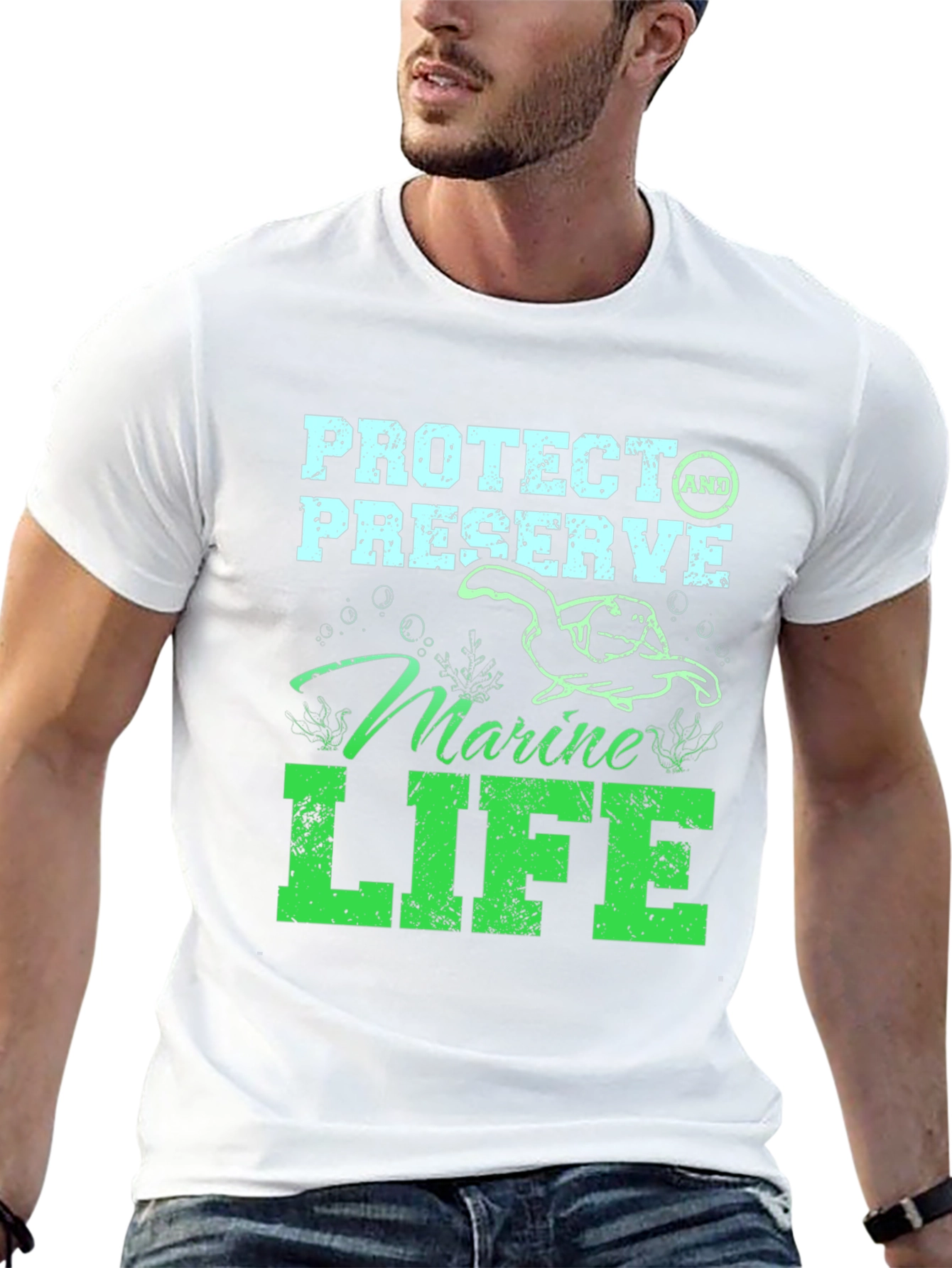 Protect Marine Life Graphic Tee