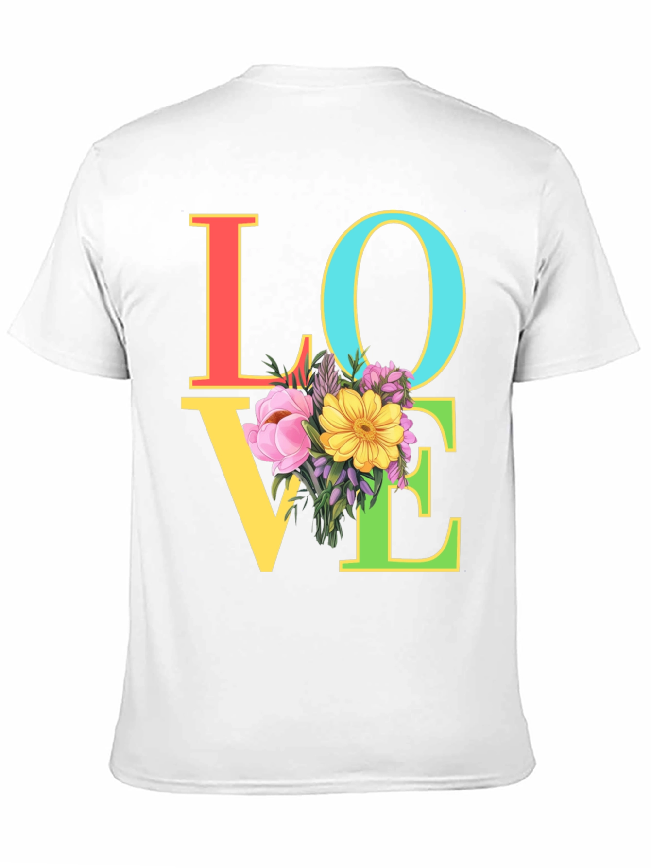 Floral LOVE Graphic Tee - Unisex