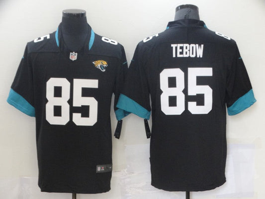Men's Jacksonville Jaguars Tim Tebow #85 Black Game Jerseys