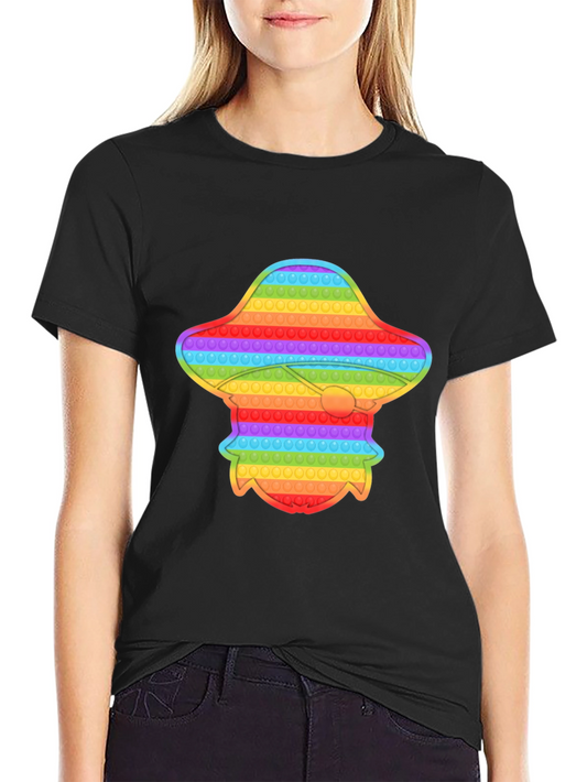 Rainbow UFO Pop It T-Shirt