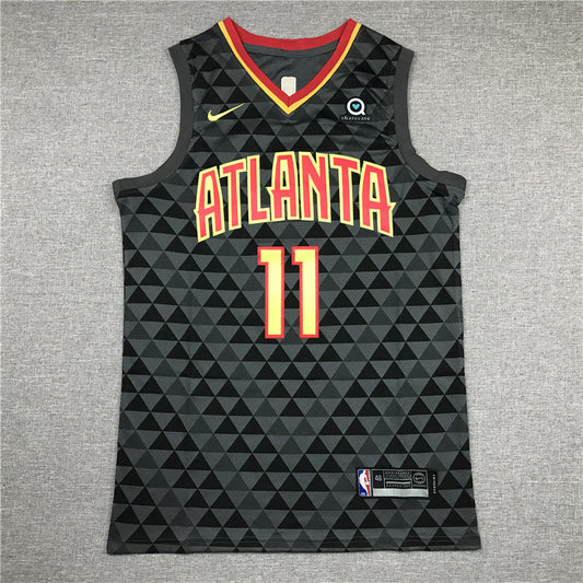 Men's Atlanta Hawks Trae Young #11 Black Swingman Jerseys