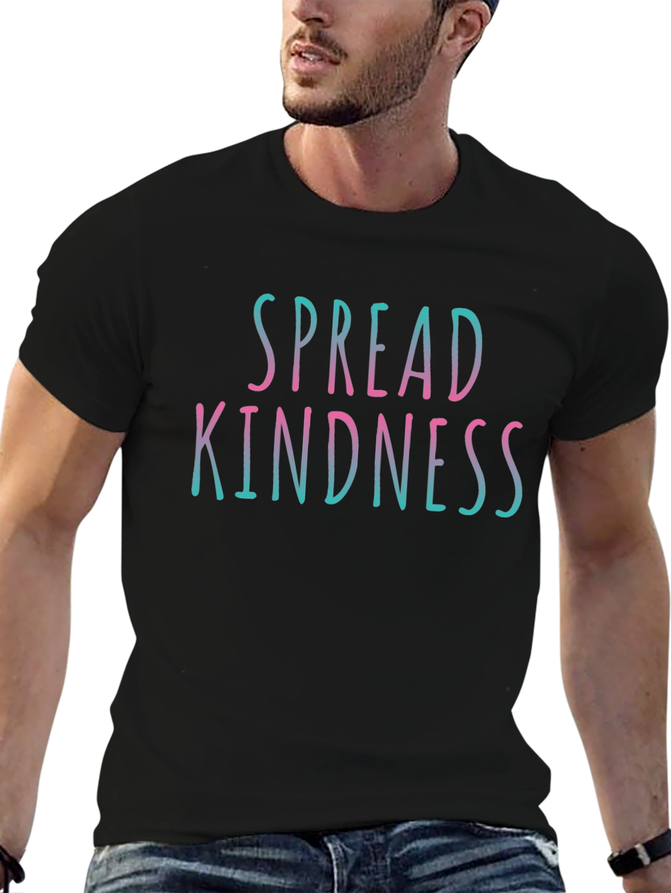 Spread Kindness Black T-Shirt