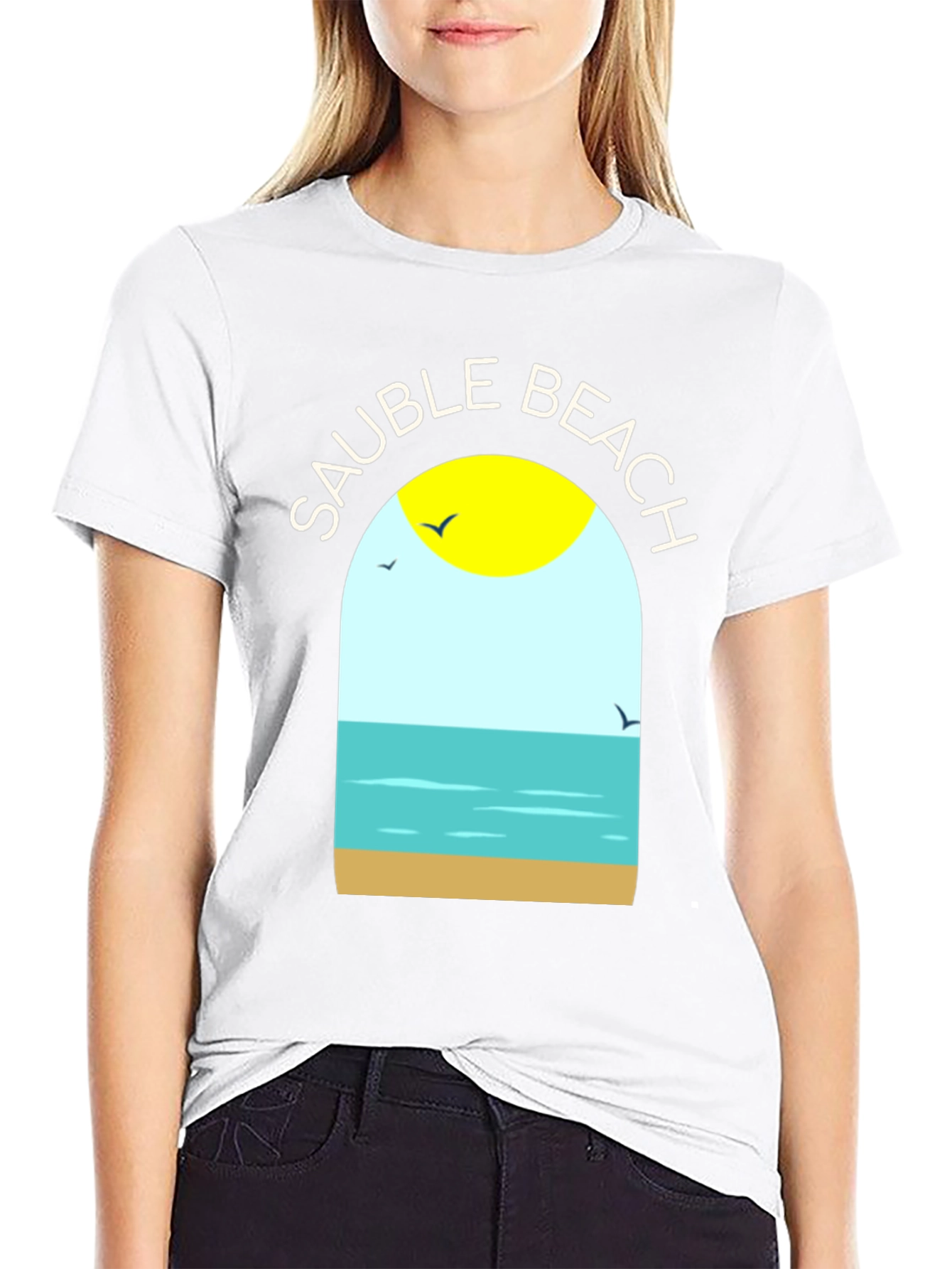 Sauble Beach Graphic T-Shirt - Black