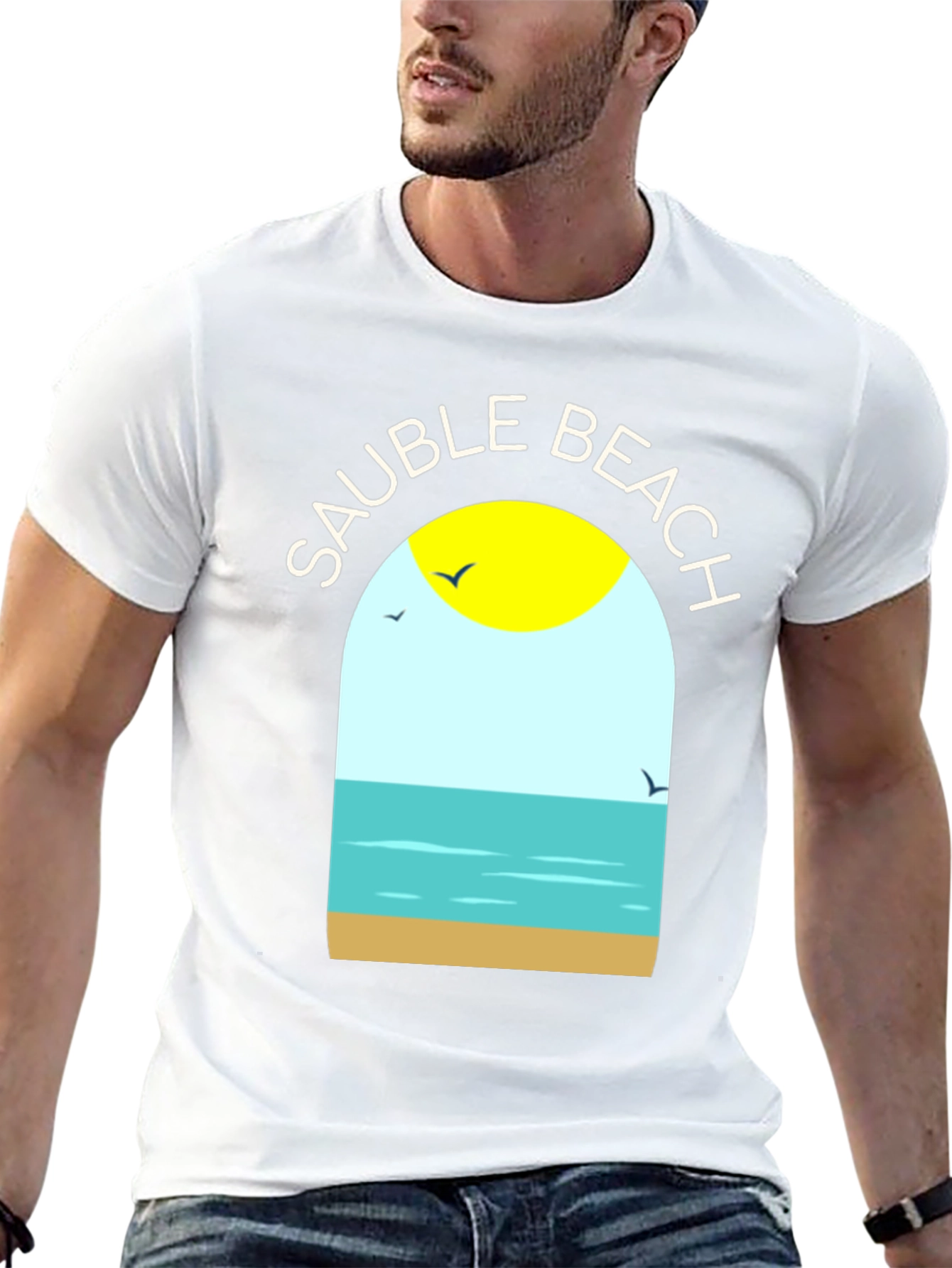 Sauble Beach Graphic T-Shirt - Black