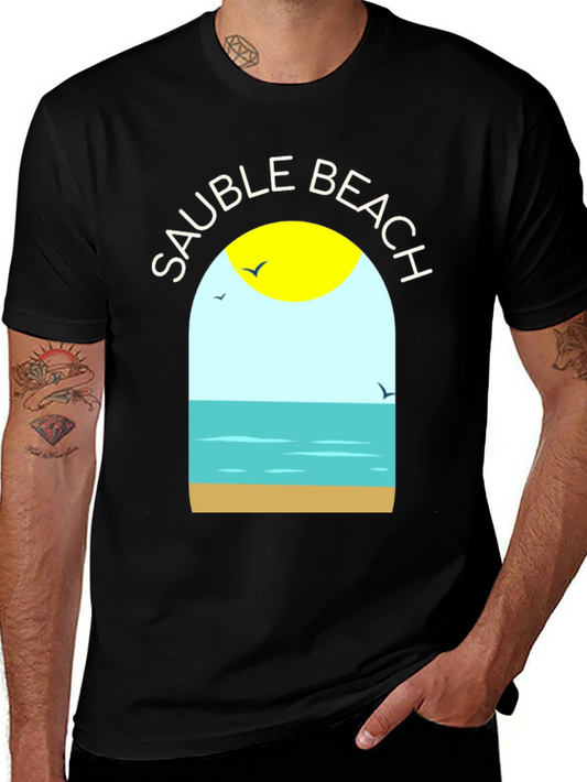 Sauble Beach Graphic T-Shirt - Black