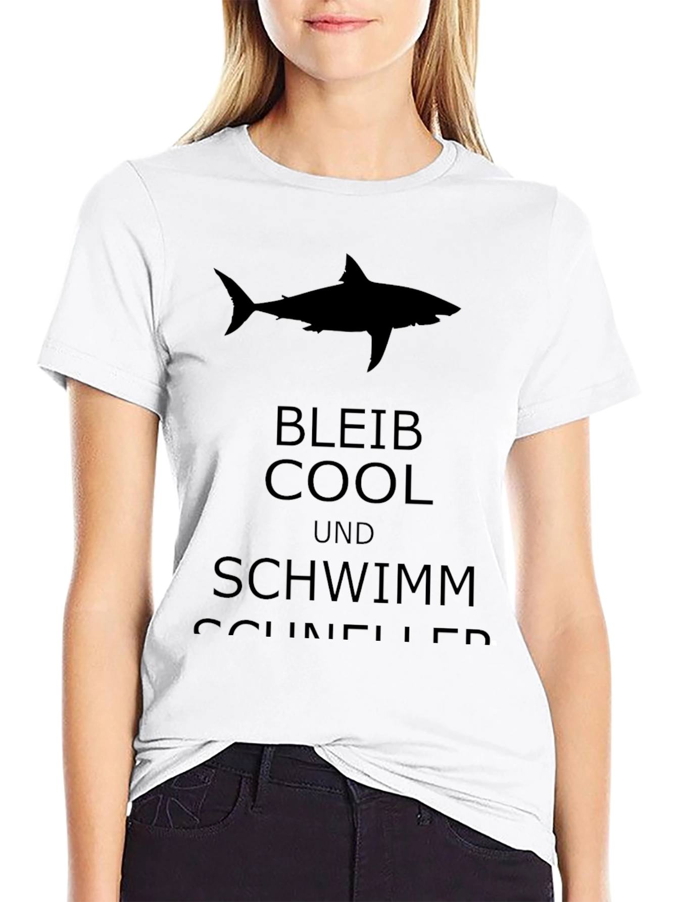 Stay Cool Shark Graphic T-Shirt