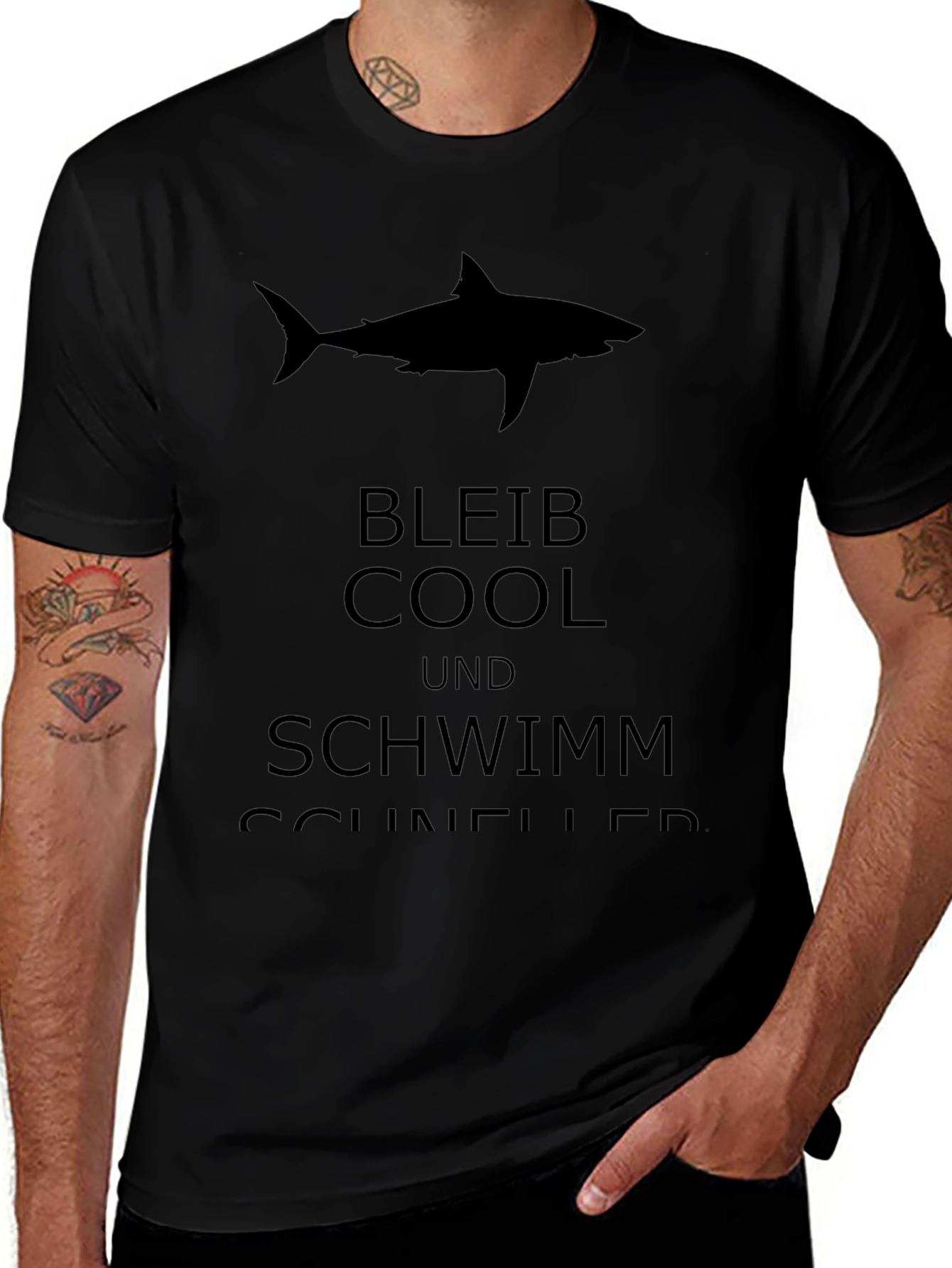 Stay Cool Shark Graphic T-Shirt