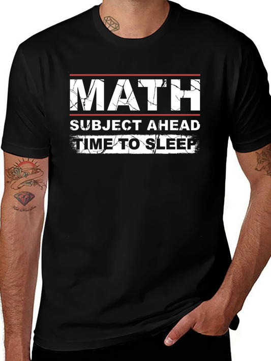 Math Subject Ahead Funny T-Shirt