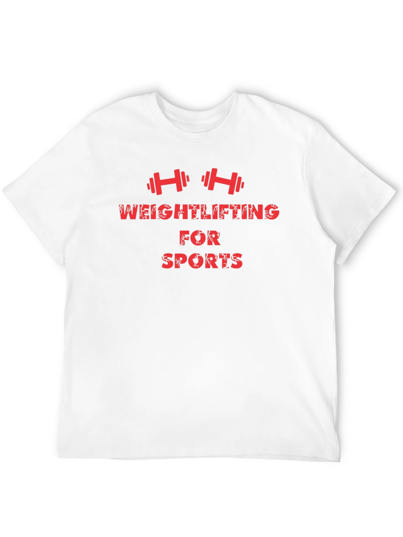 Weightlifting For Sports Black T-Shirt