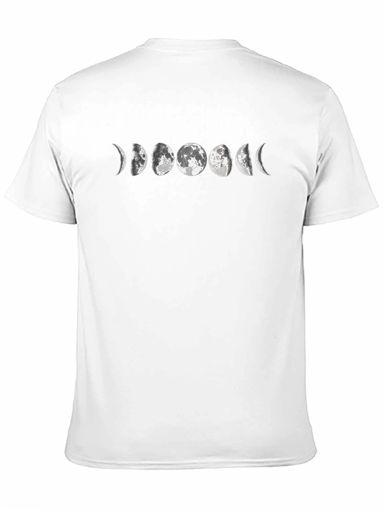Lunar Phase Graphic Tee - Black