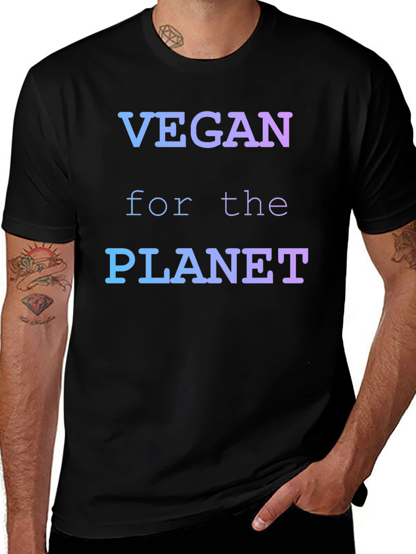 Vegan for the Planet Graphic T-Shirt